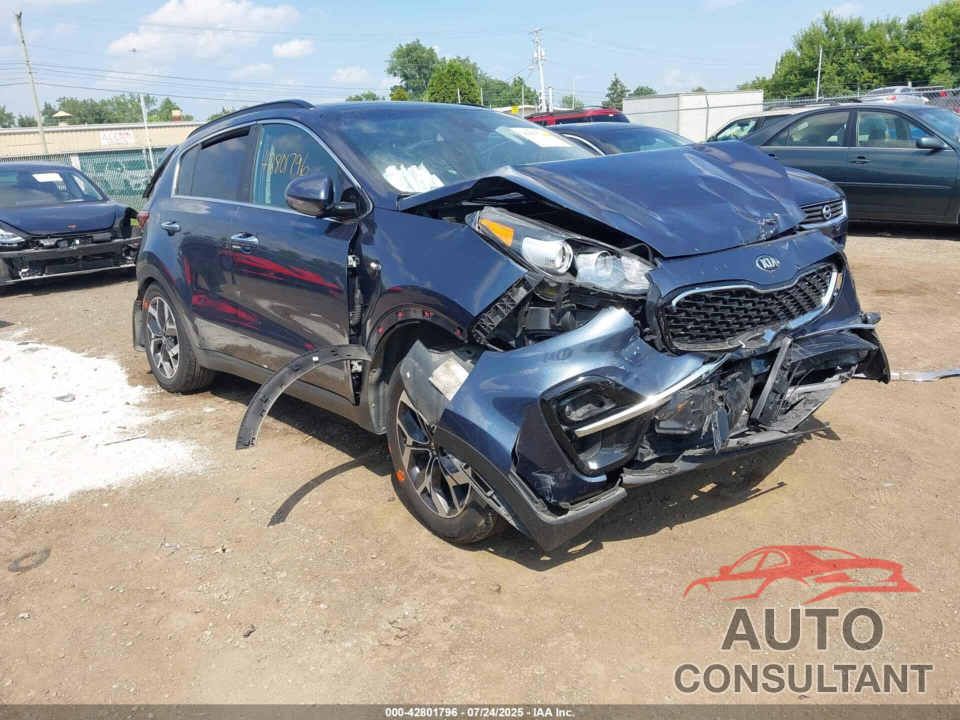 KIA SPORTAGE 2022 - KNDPNCAC3N7997083