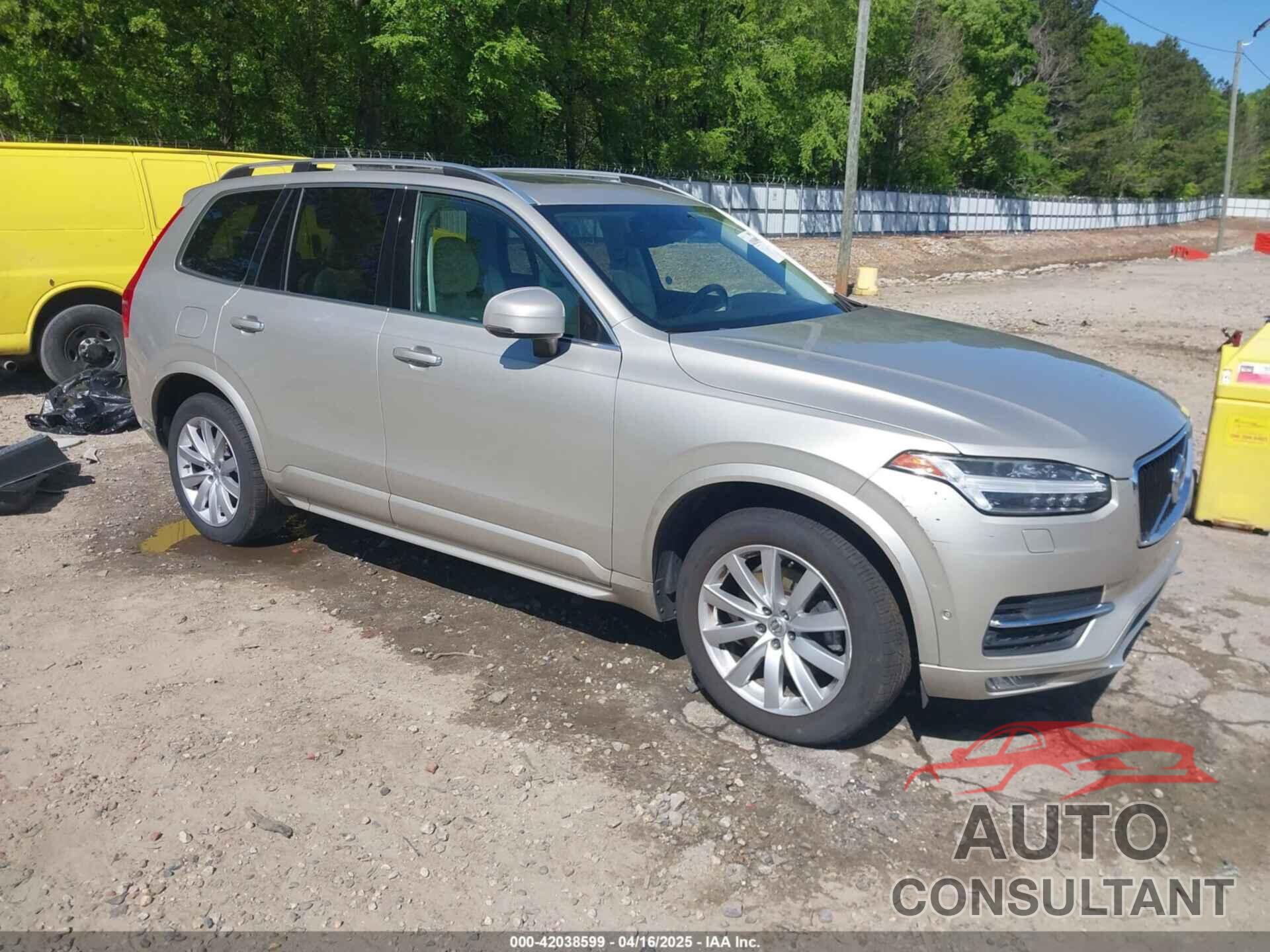 VOLVO XC90 2016 - YV4A22PK2G1024836