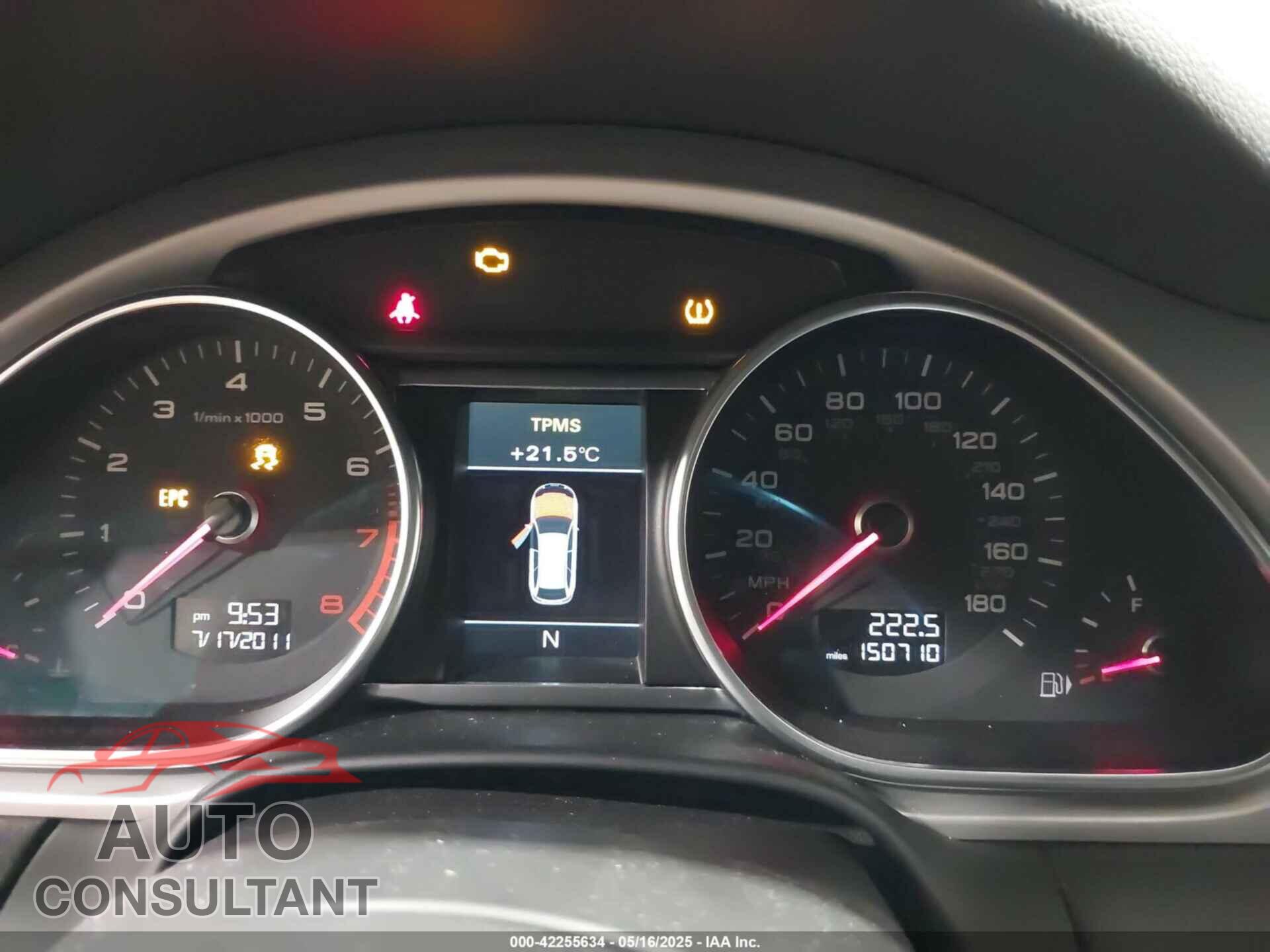 AUDI Q7 2012 - WA1DGAFE6CD002168