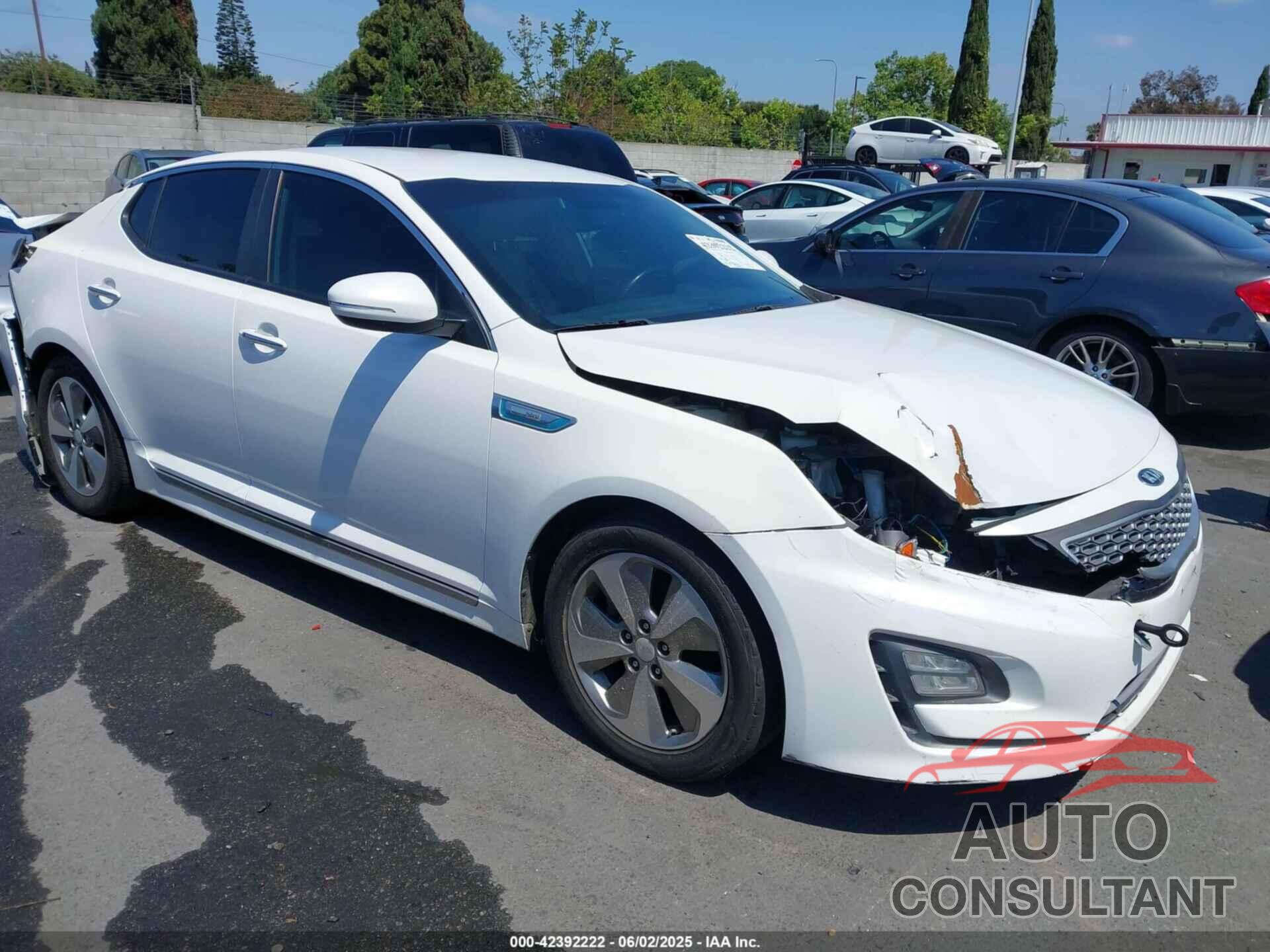 KIA OPTIMA HYBRID 2016 - KNAGN4AD0G5093945