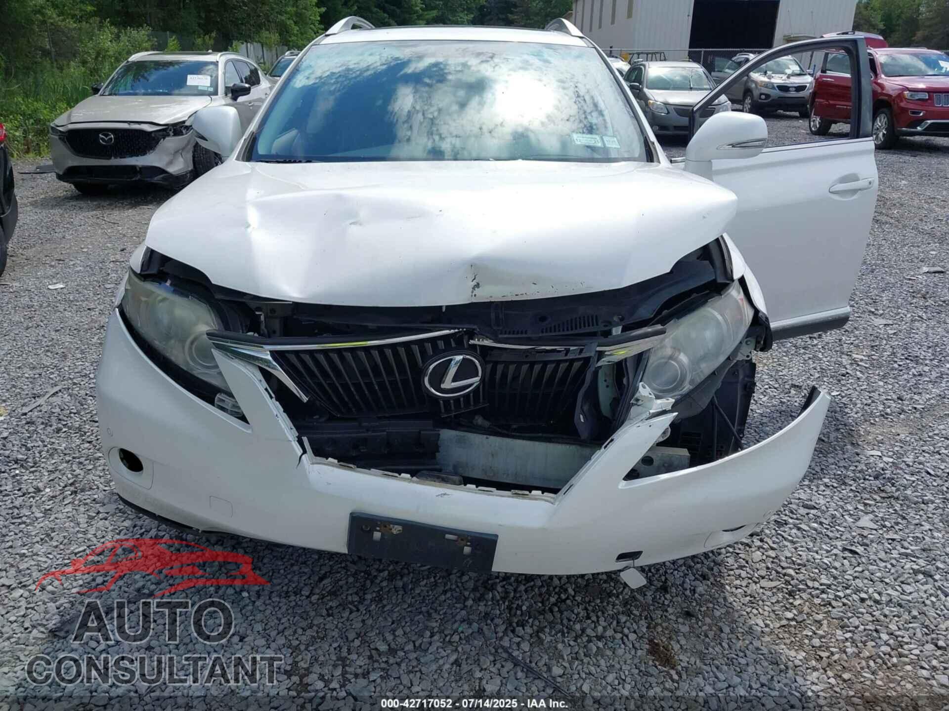 LEXUS RX 350 2012 - 2T2BK1BA4CC130948