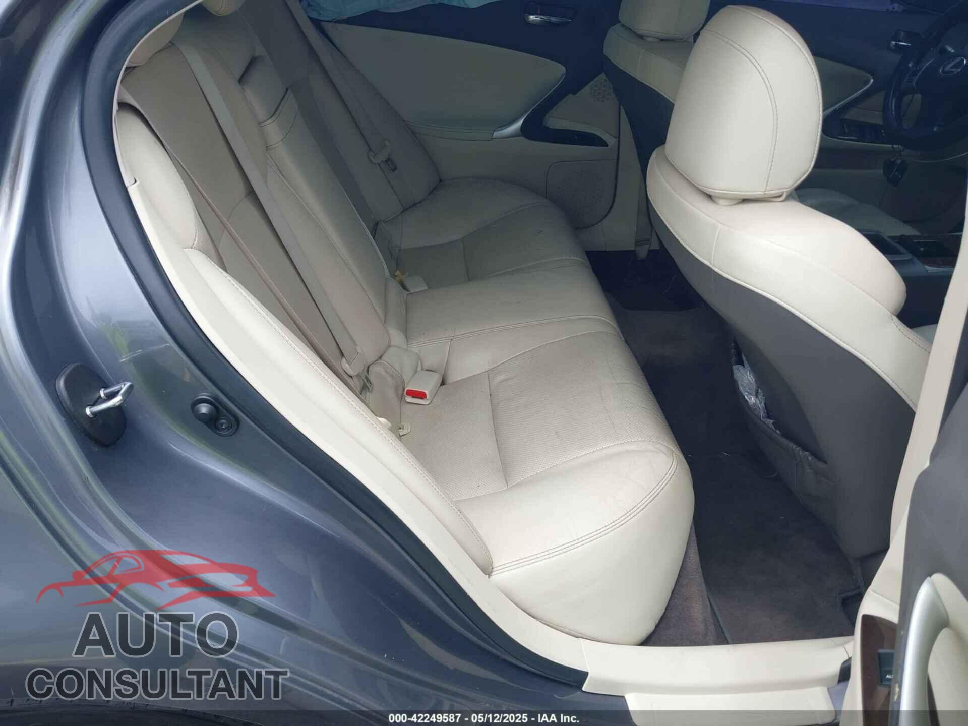 LEXUS IS 250 2012 - JTHBF5C28C5163650
