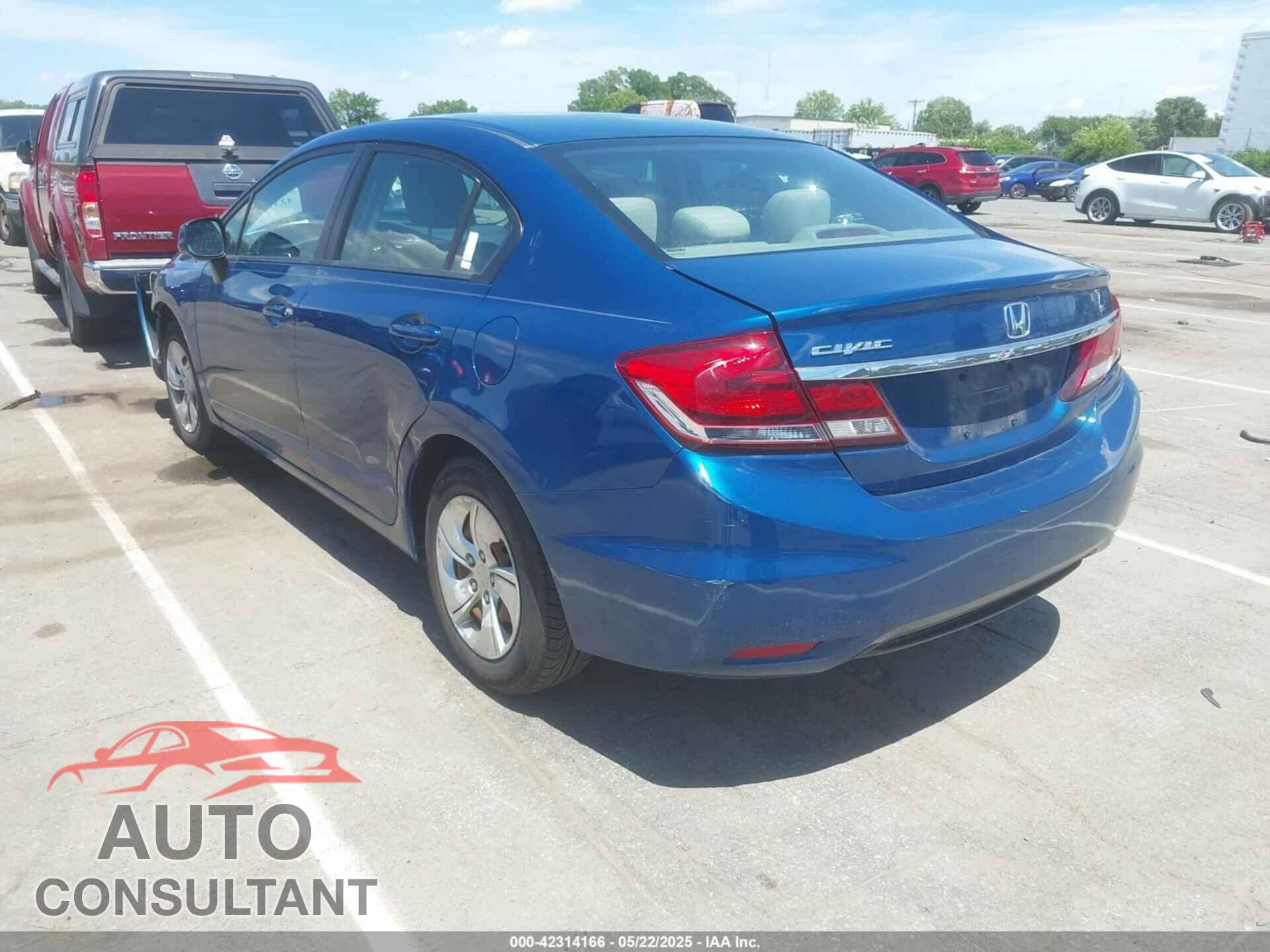 HONDA CIVIC 2013 - 2HGFB2F52DH525907