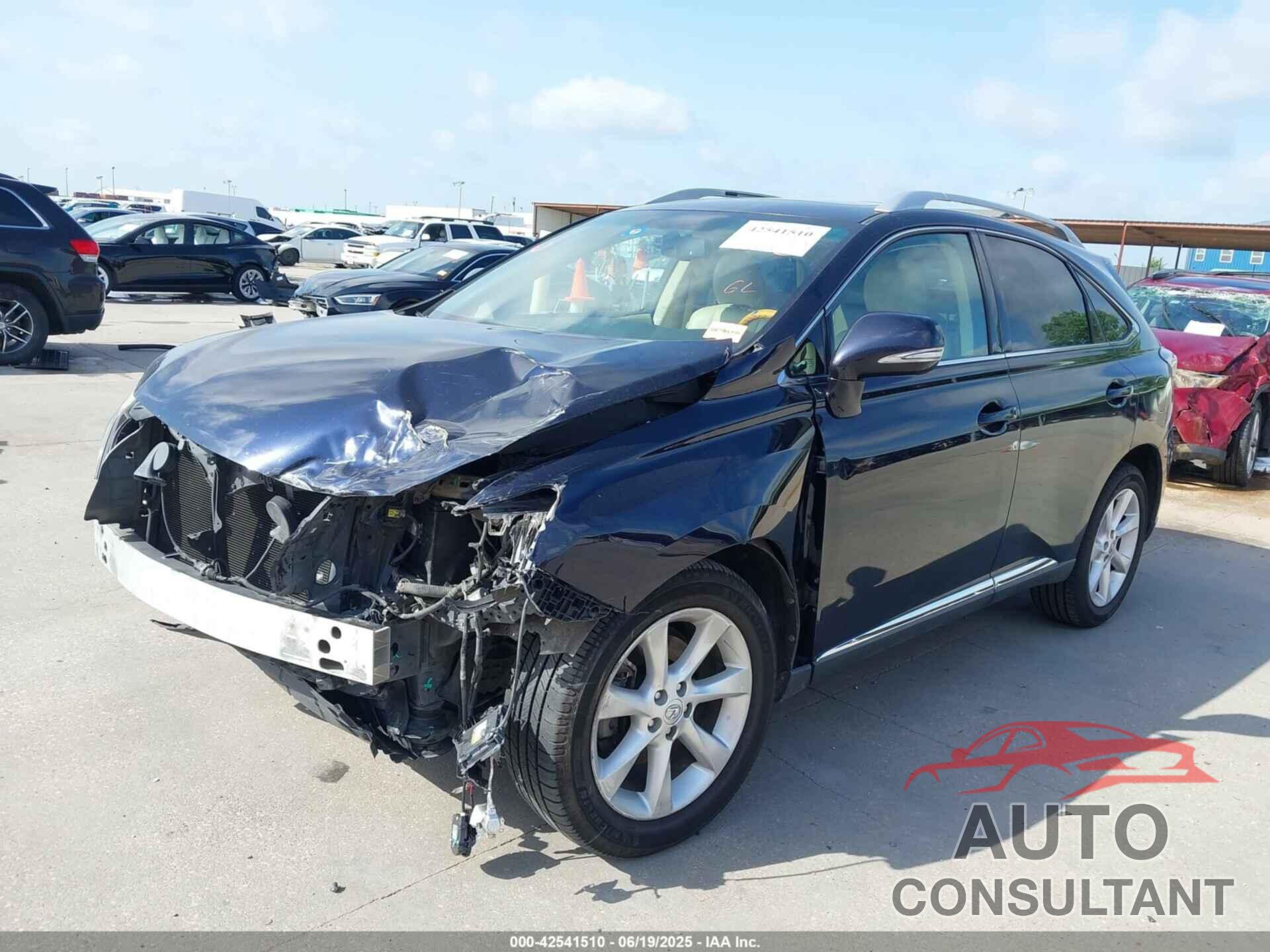 LEXUS RX 350 2010 - 2T2ZK1BA0AC011354