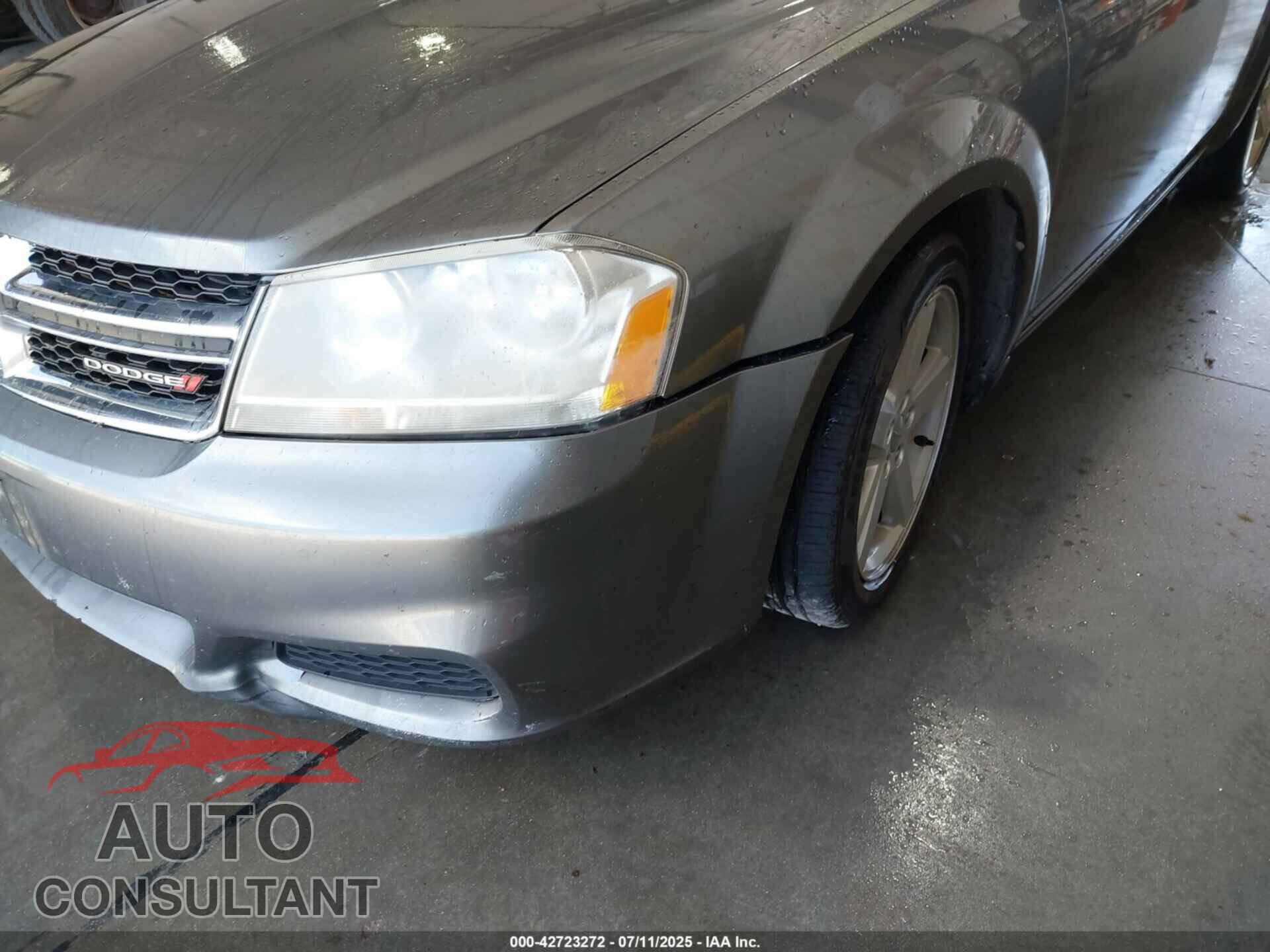 DODGE AVENGER 2013 - 1C3CDZAB9DN516831