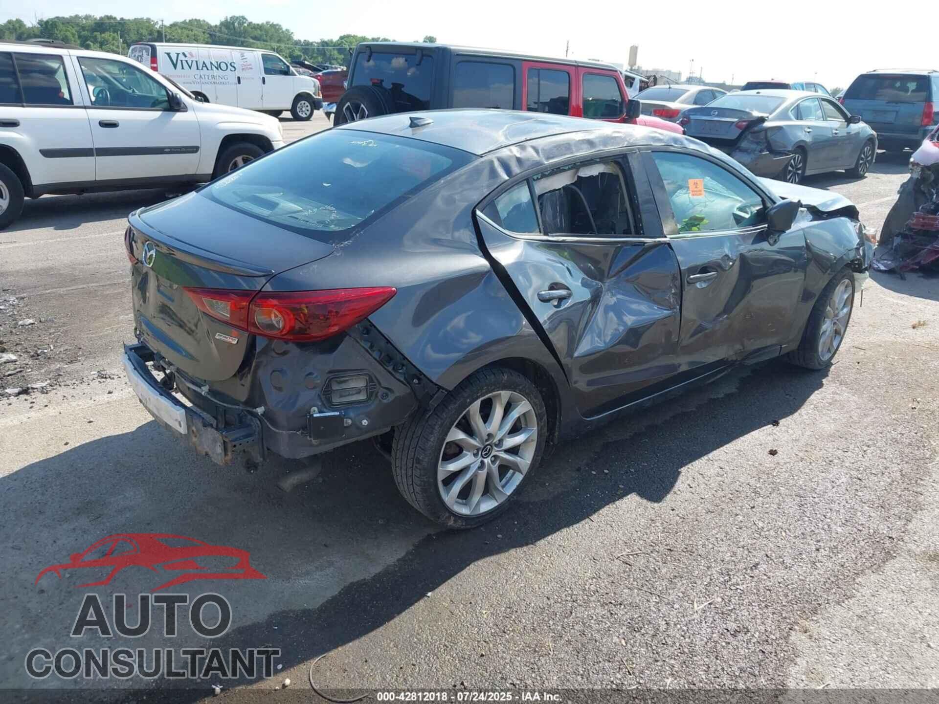 MAZDA MAZDA3 2015 - JM1BM1W30F1237398