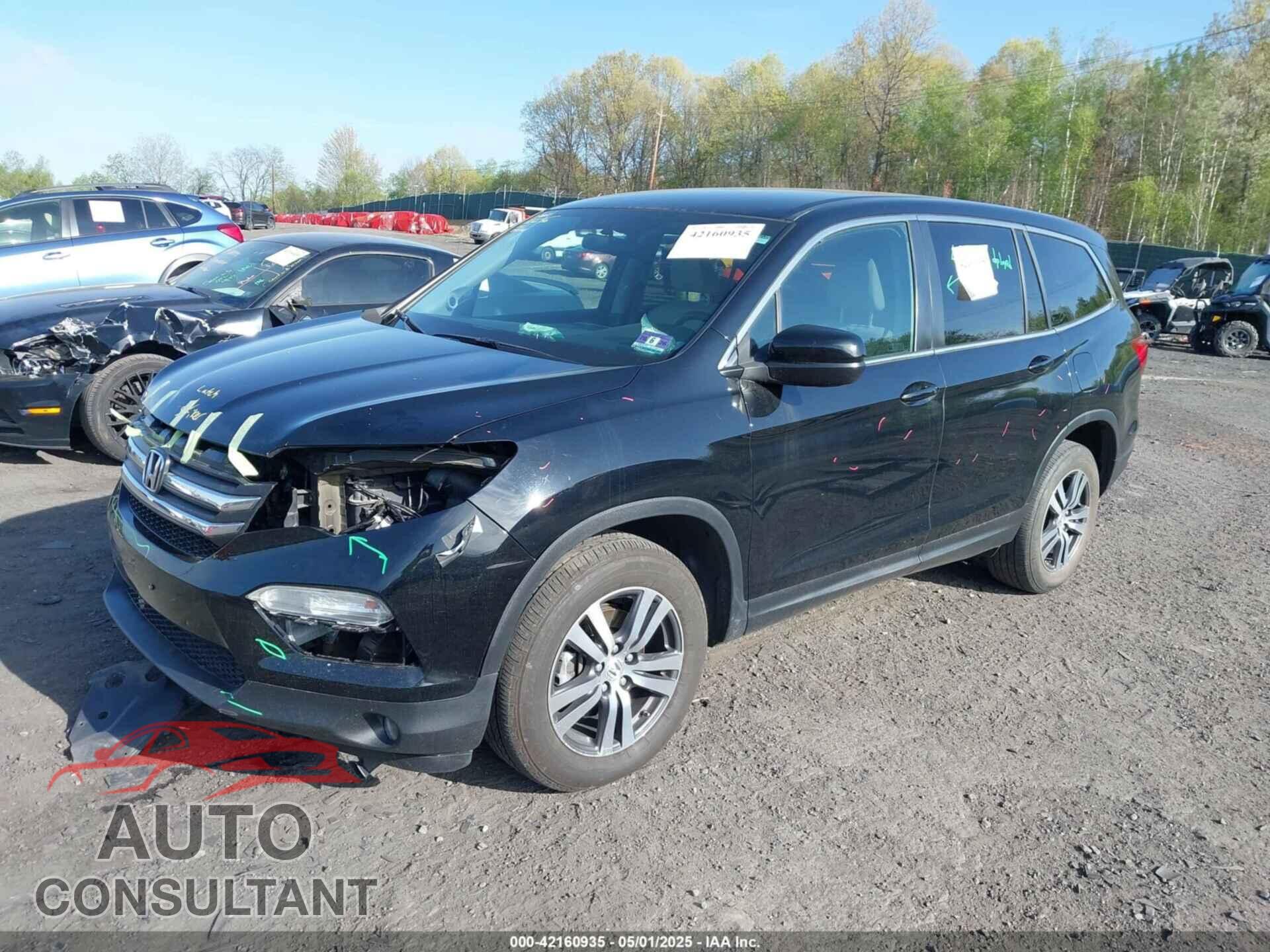 HONDA PILOT 2017 - 5FNYF6H36HB034332