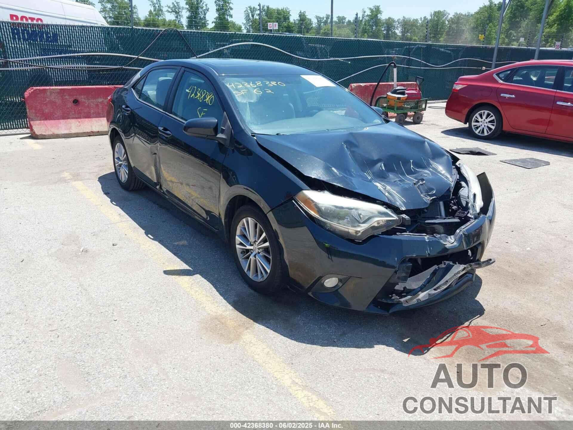 TOYOTA COROLLA 2015 - 2T1BURHEXFC322547