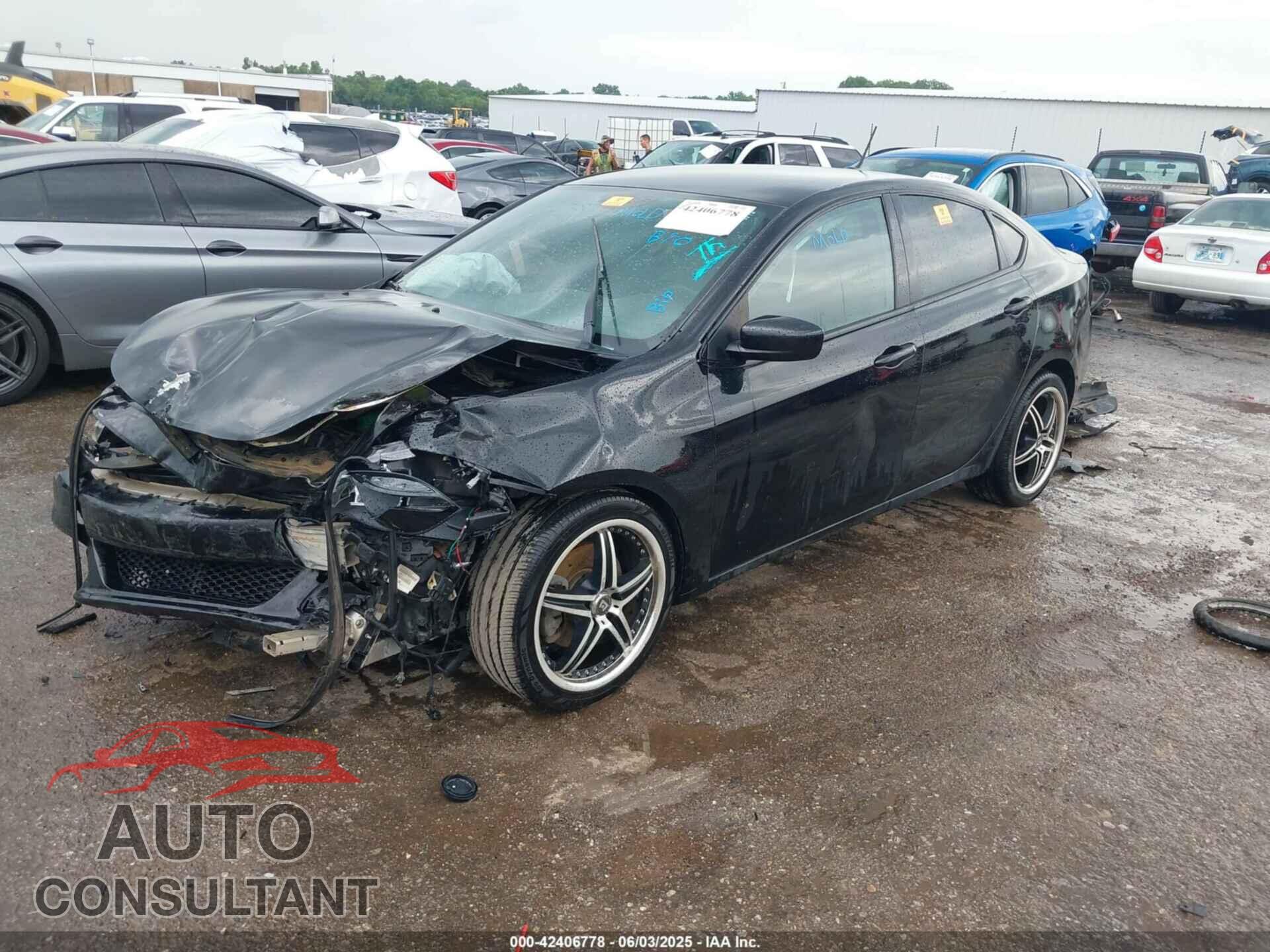 DODGE DART 2013 - 1C3CDFBA9DD105682