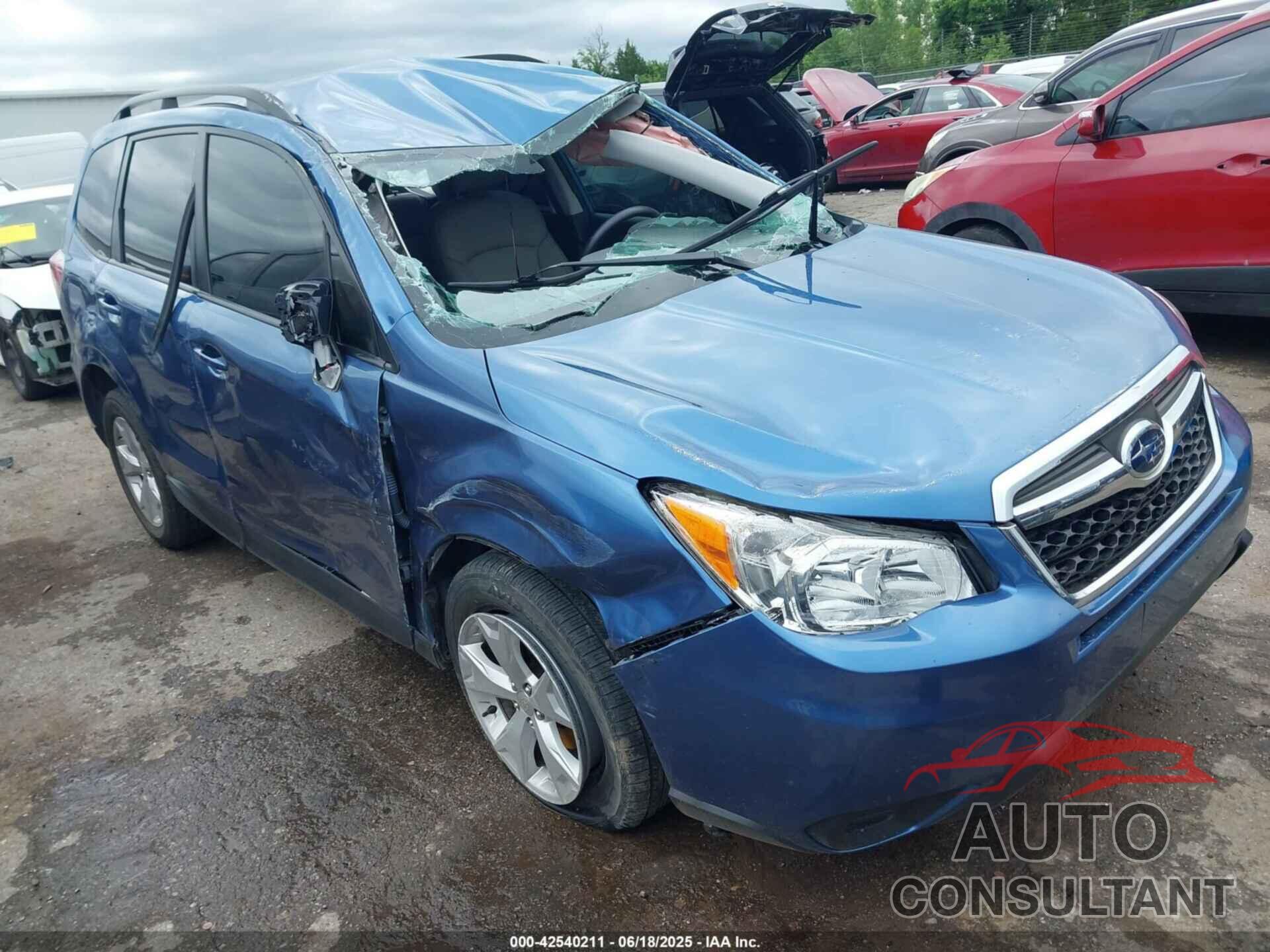 SUBARU FORESTER 2016 - JF2SJABC9GH554461