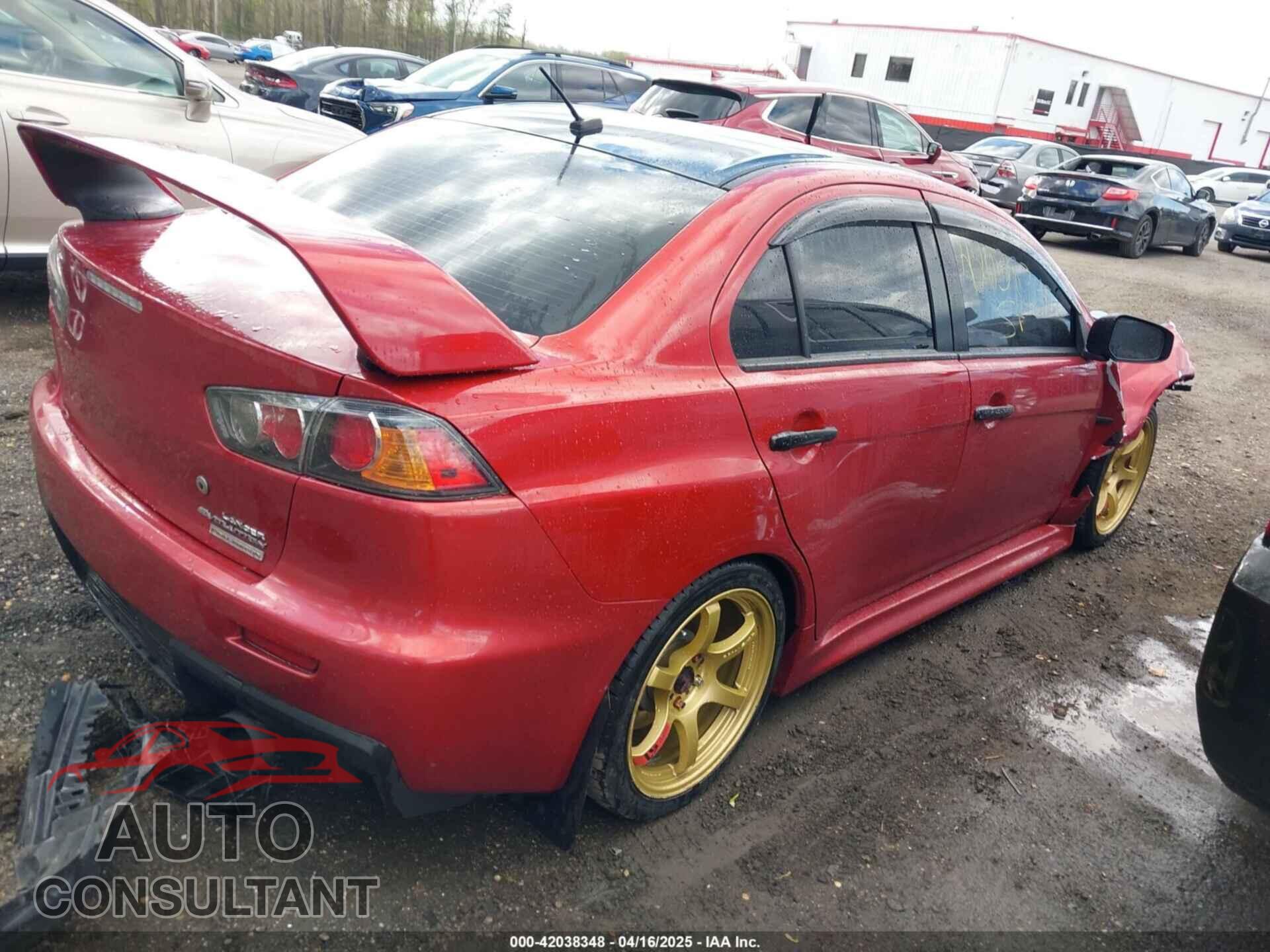 MITSUBISHI LANCER EVOLUTION 2015 - JA32W7FV9FU028768