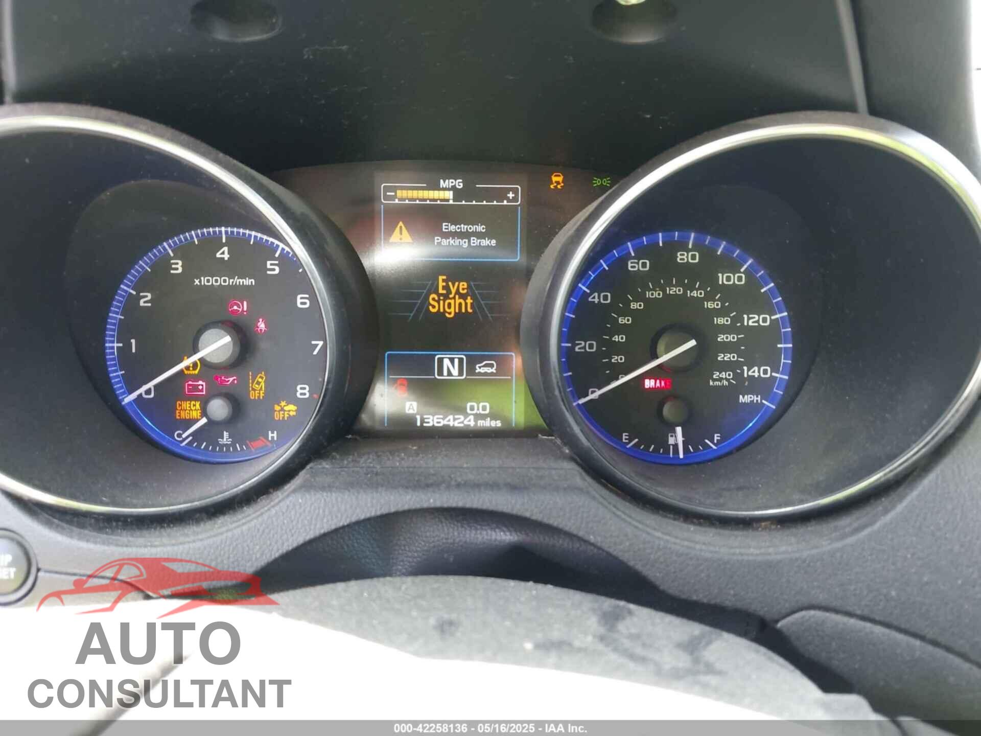 SUBARU OUTBACK 2015 - 4S4BSBFC4F3289953