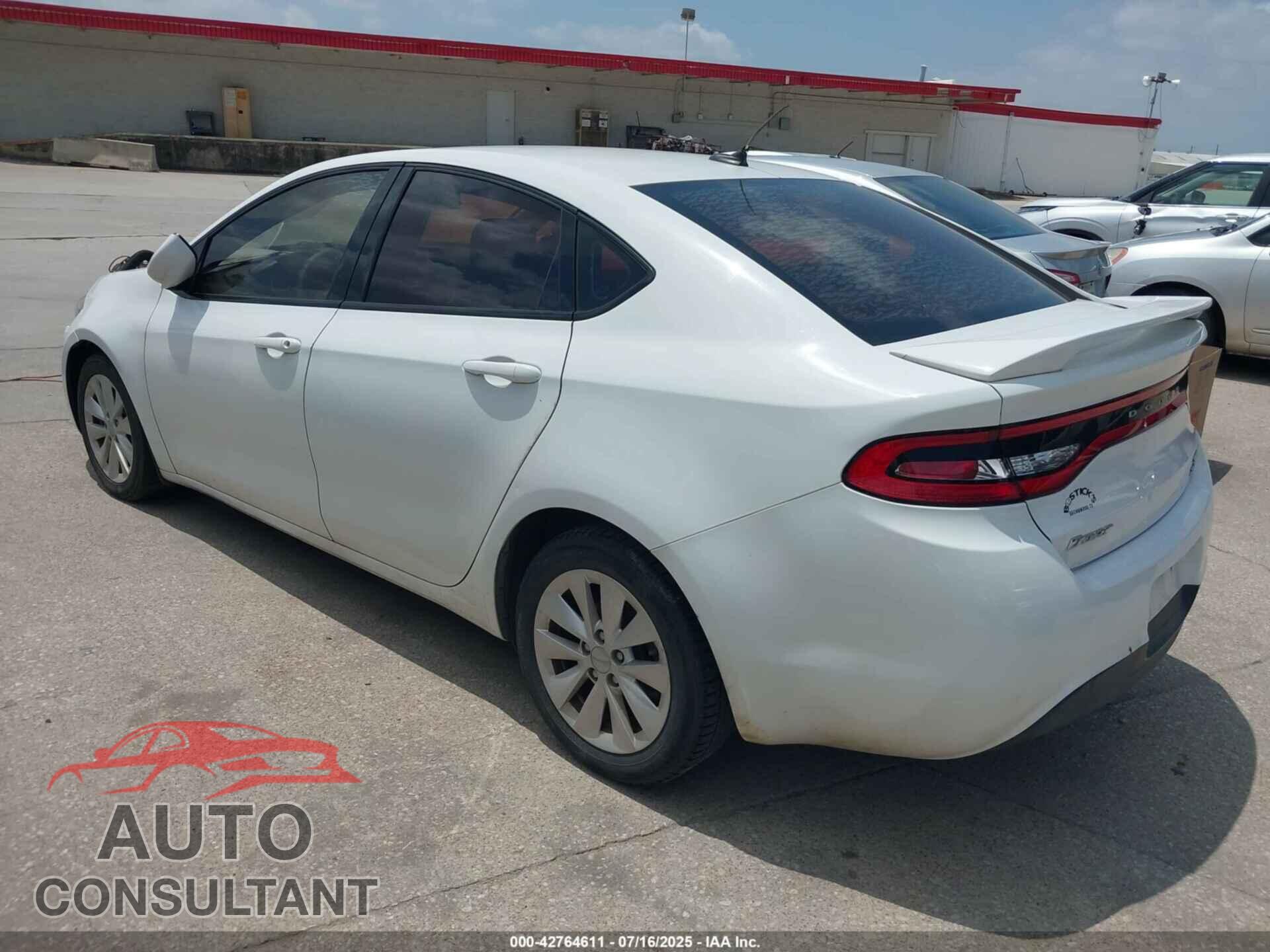 DODGE DART 2014 - 1C3CDFBB0ED794585
