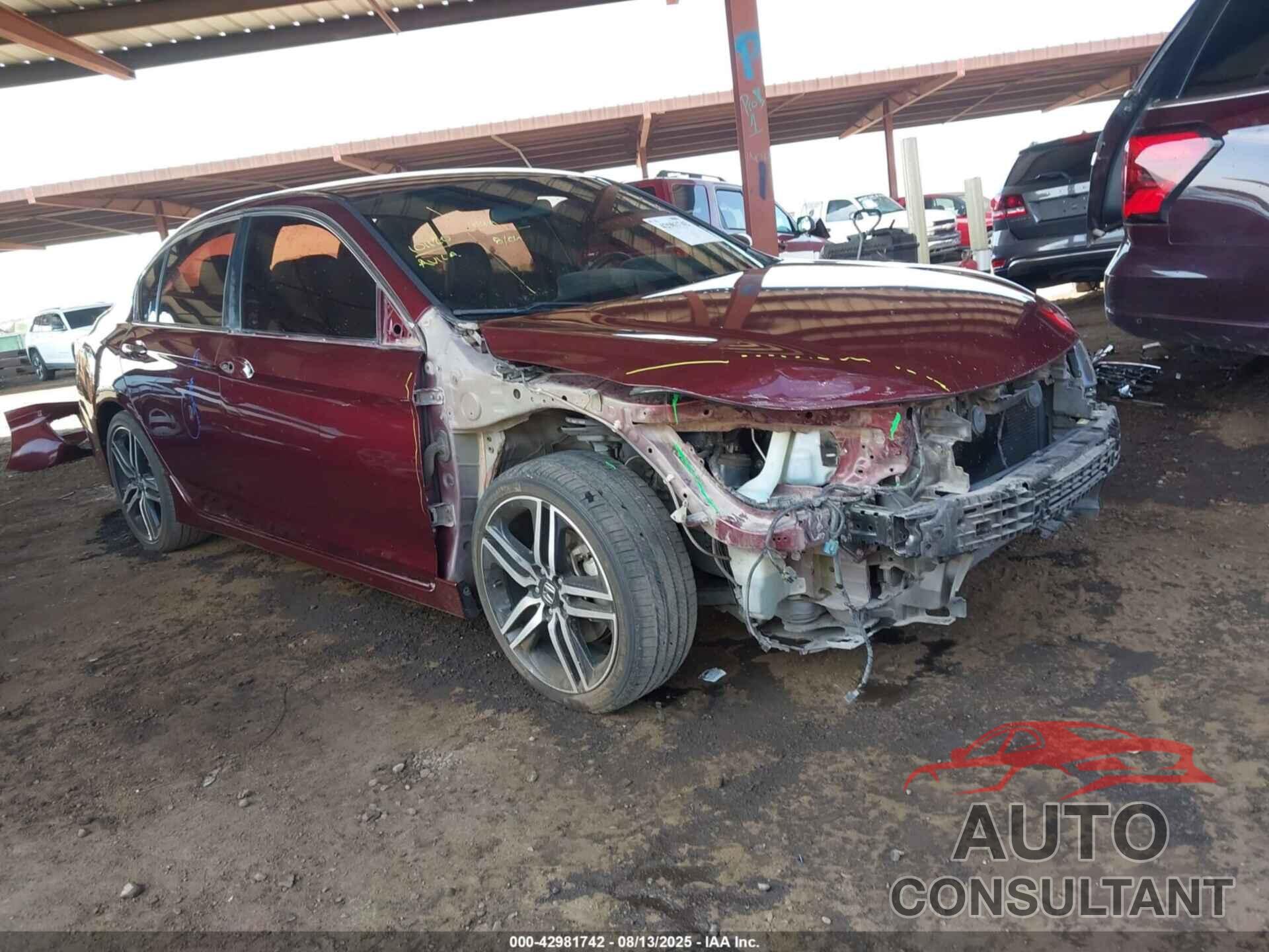 HONDA ACCORD 2016 - 1HGCR2F5XGA118595
