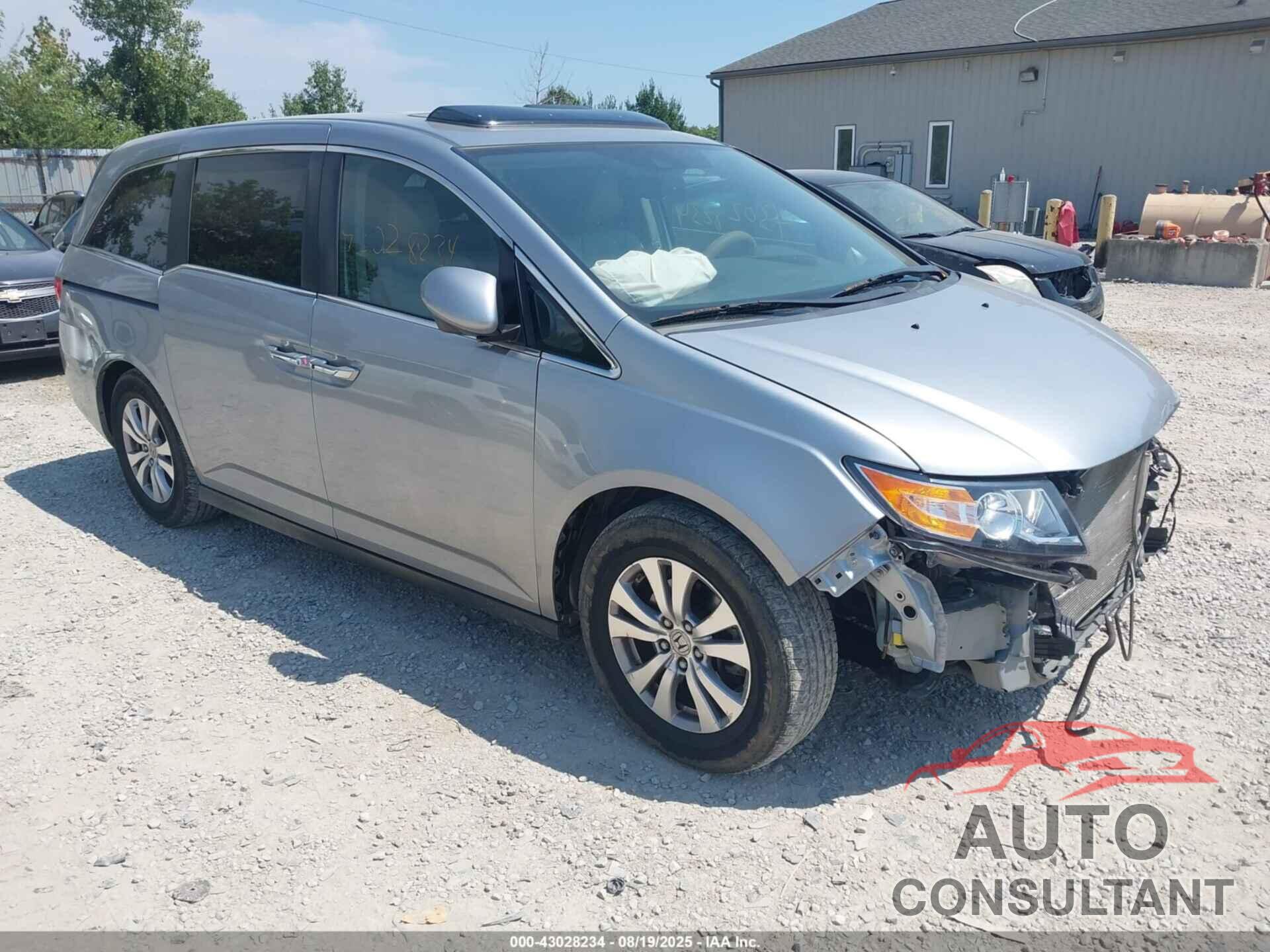 HONDA ODYSSEY 2016 - 5FNRL5H29GB137936