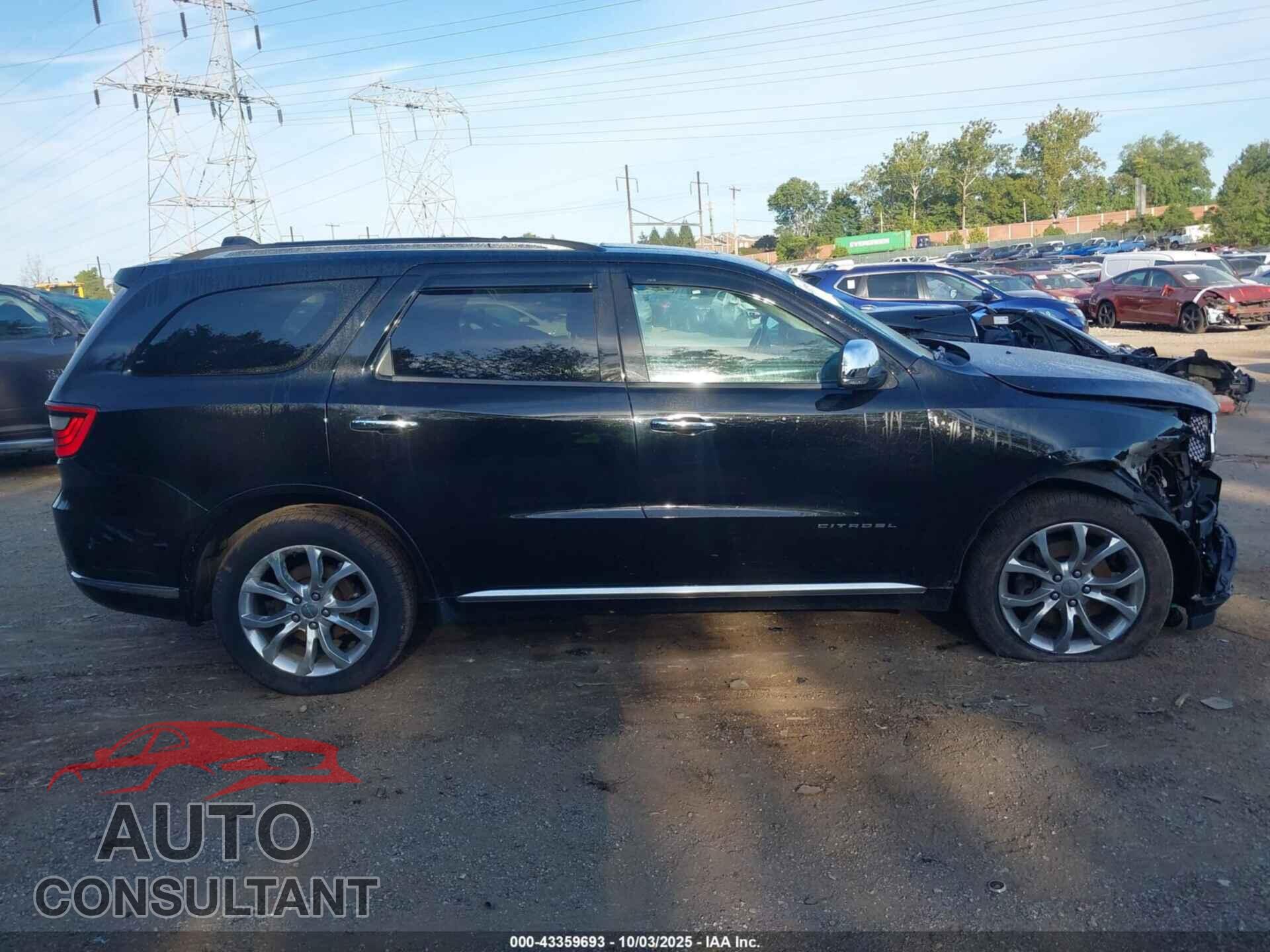 DODGE DURANGO 2017 - 1C4RDJEG1HC677429