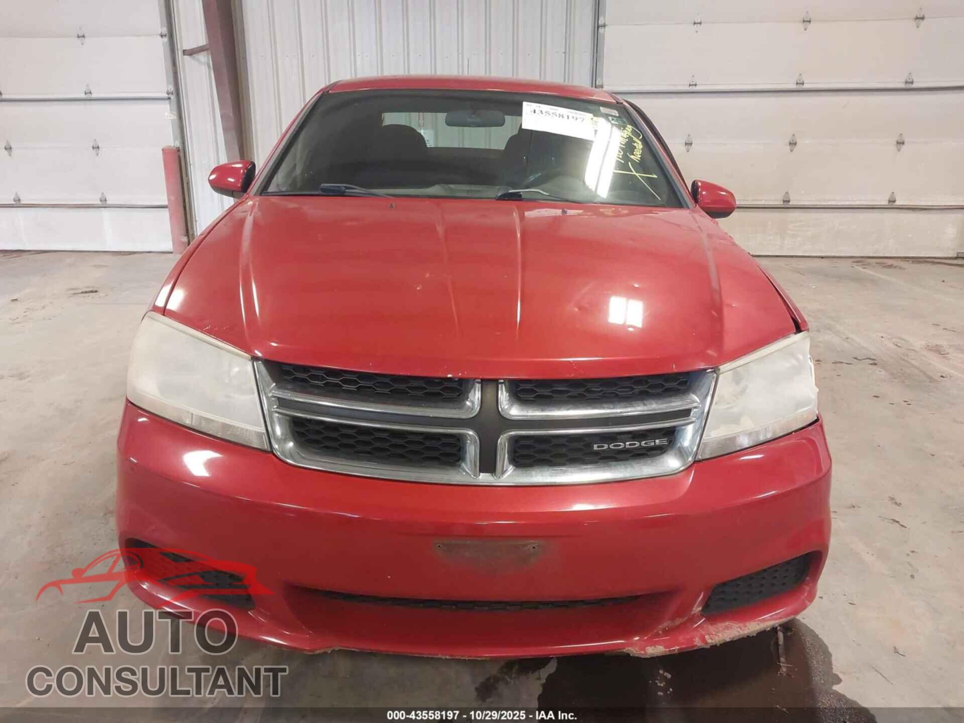 DODGE AVENGER 2011 - 1B3BD1FB7BN528329
