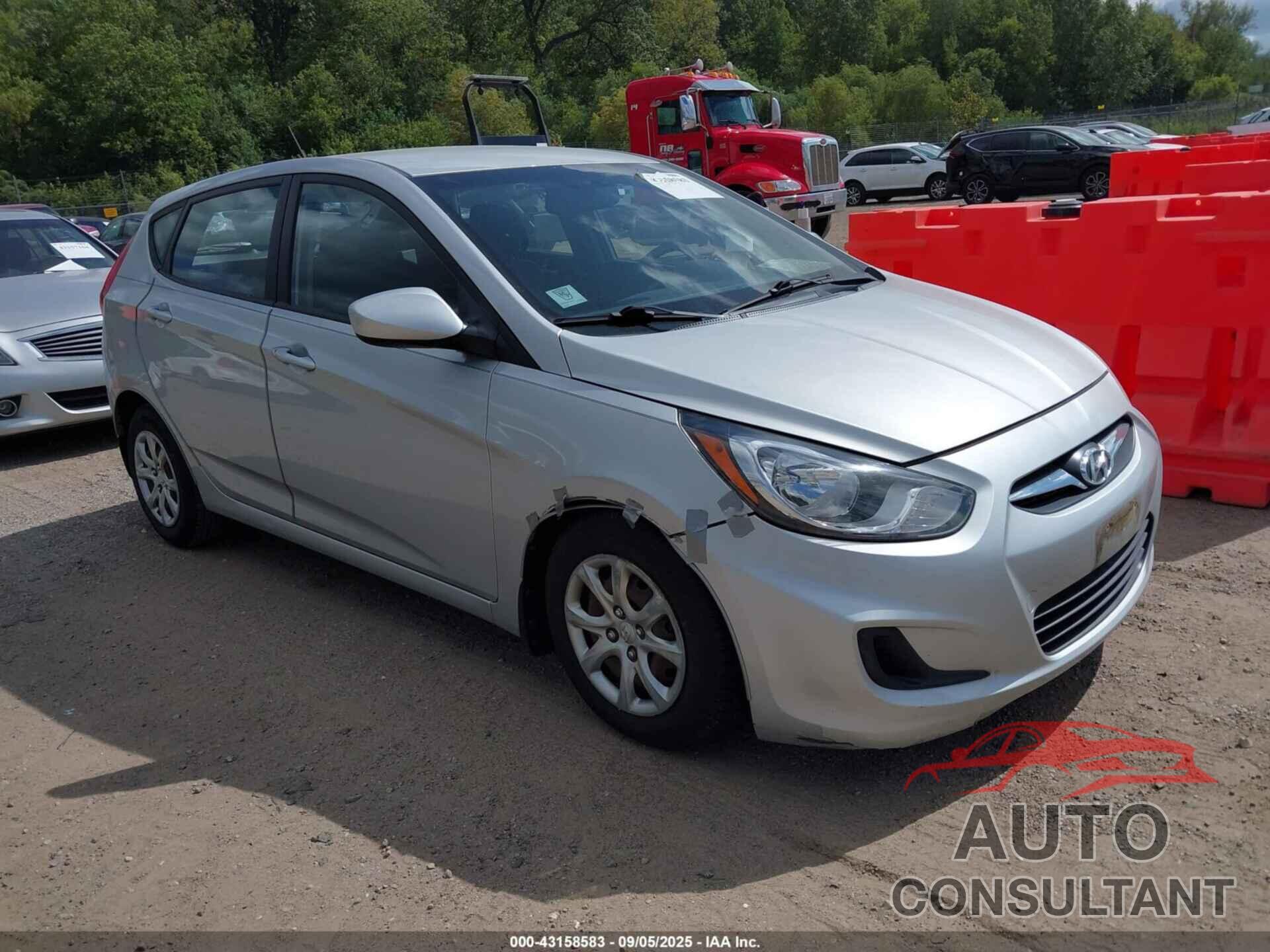 HYUNDAI ACCENT 2013 - KMHCT5AE7DU094626