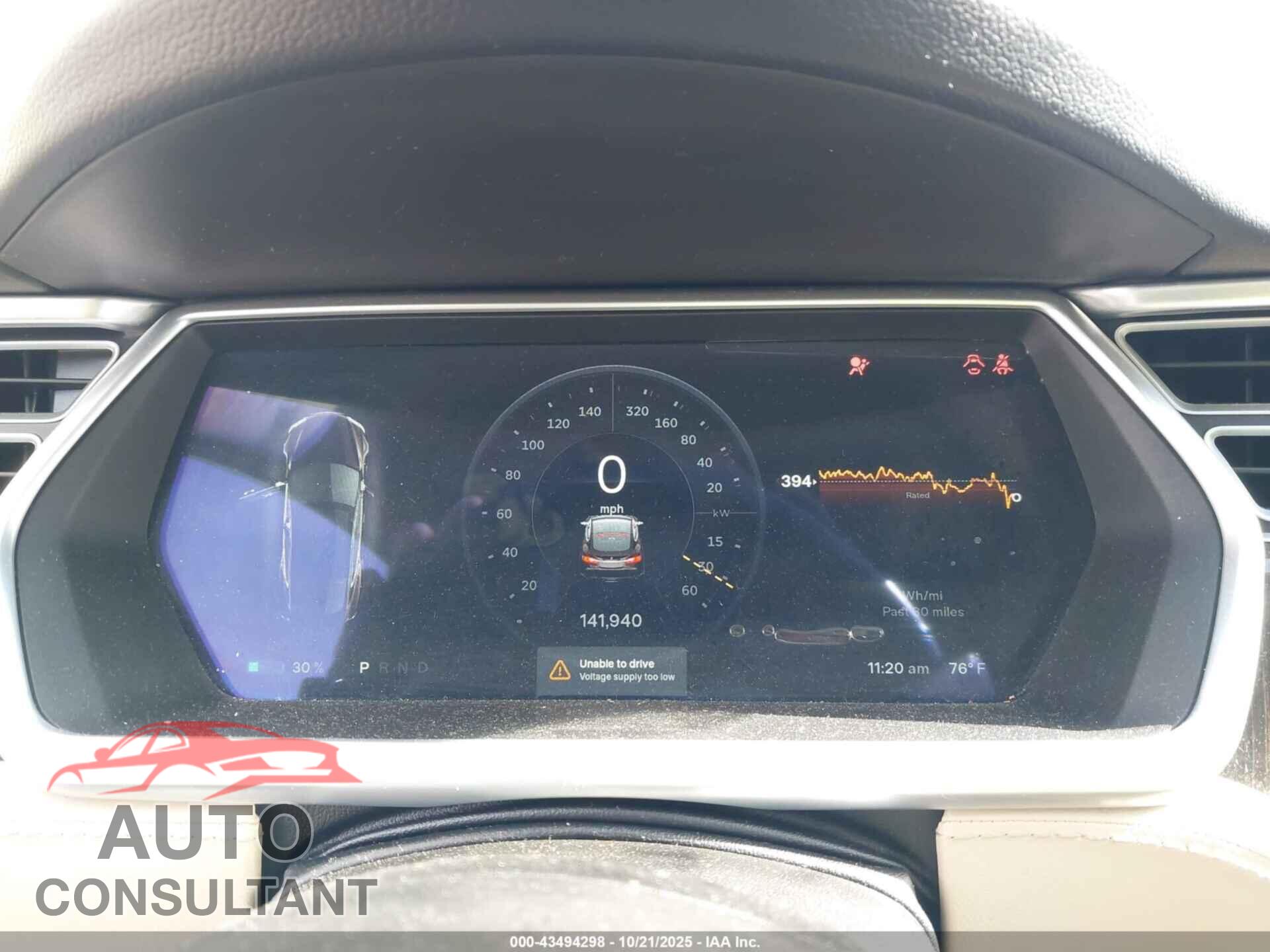 TESLA MODEL S 2013 - 5YJSA1DN0DFP16244
