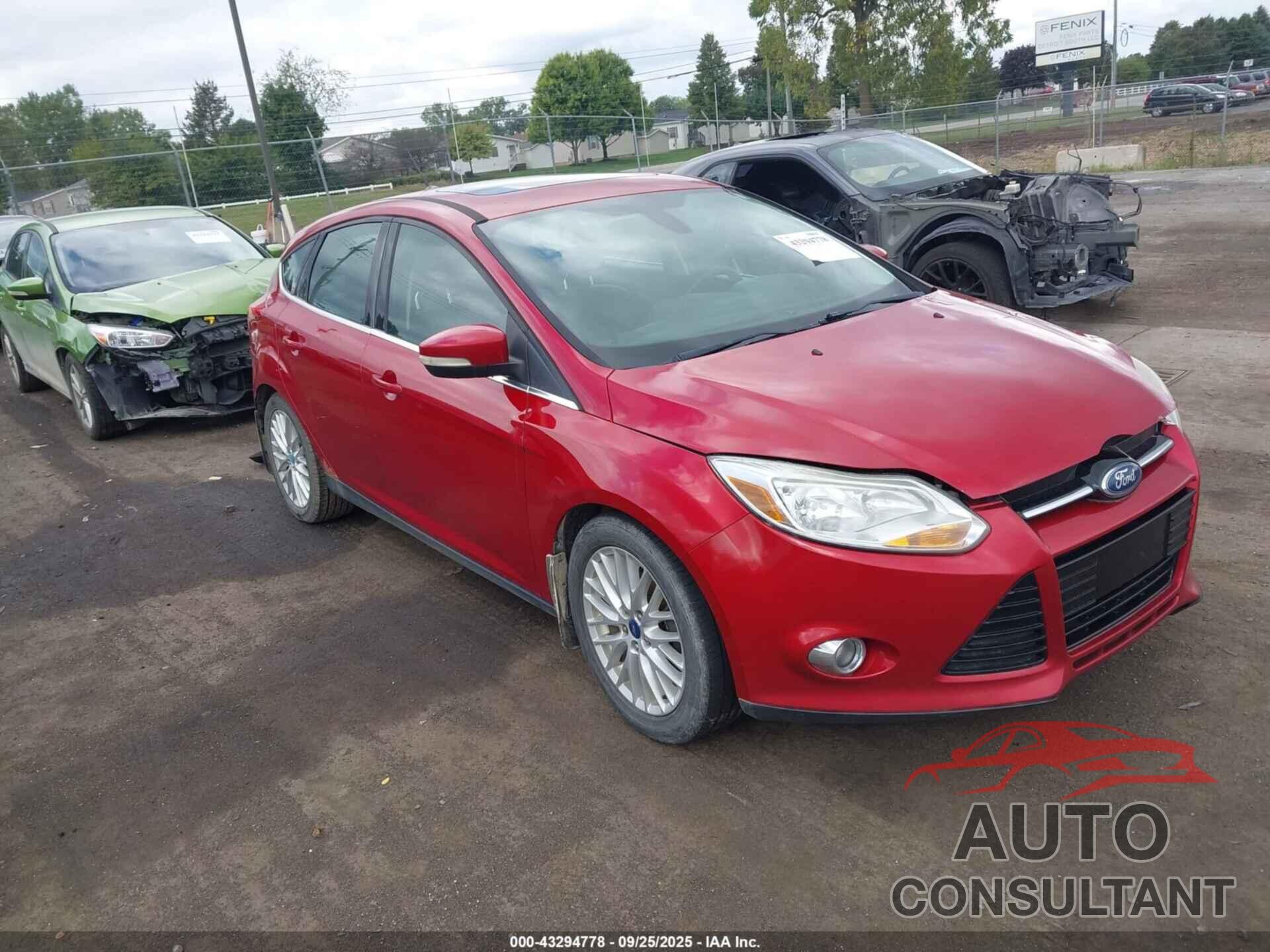 FORD FOCUS 2012 - 1FAHP3M29CL312046