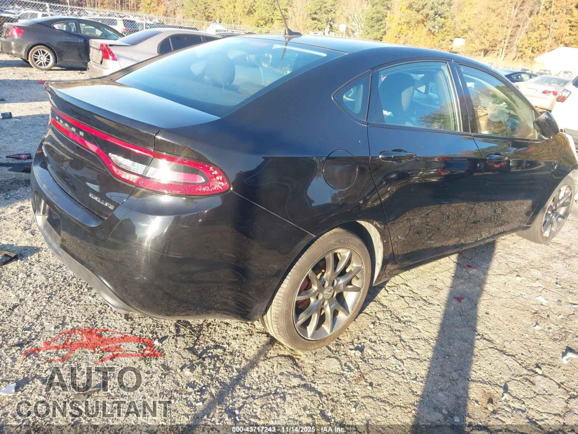 DODGE DART 2013 - 1C3CDFBA4DD324632