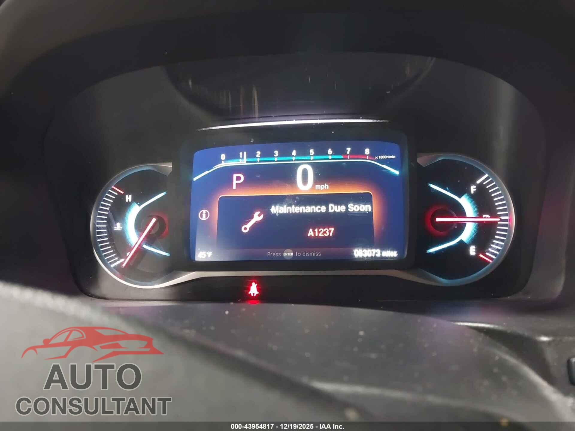 HONDA PILOT 2020 - 5FNYF6H55LB010937