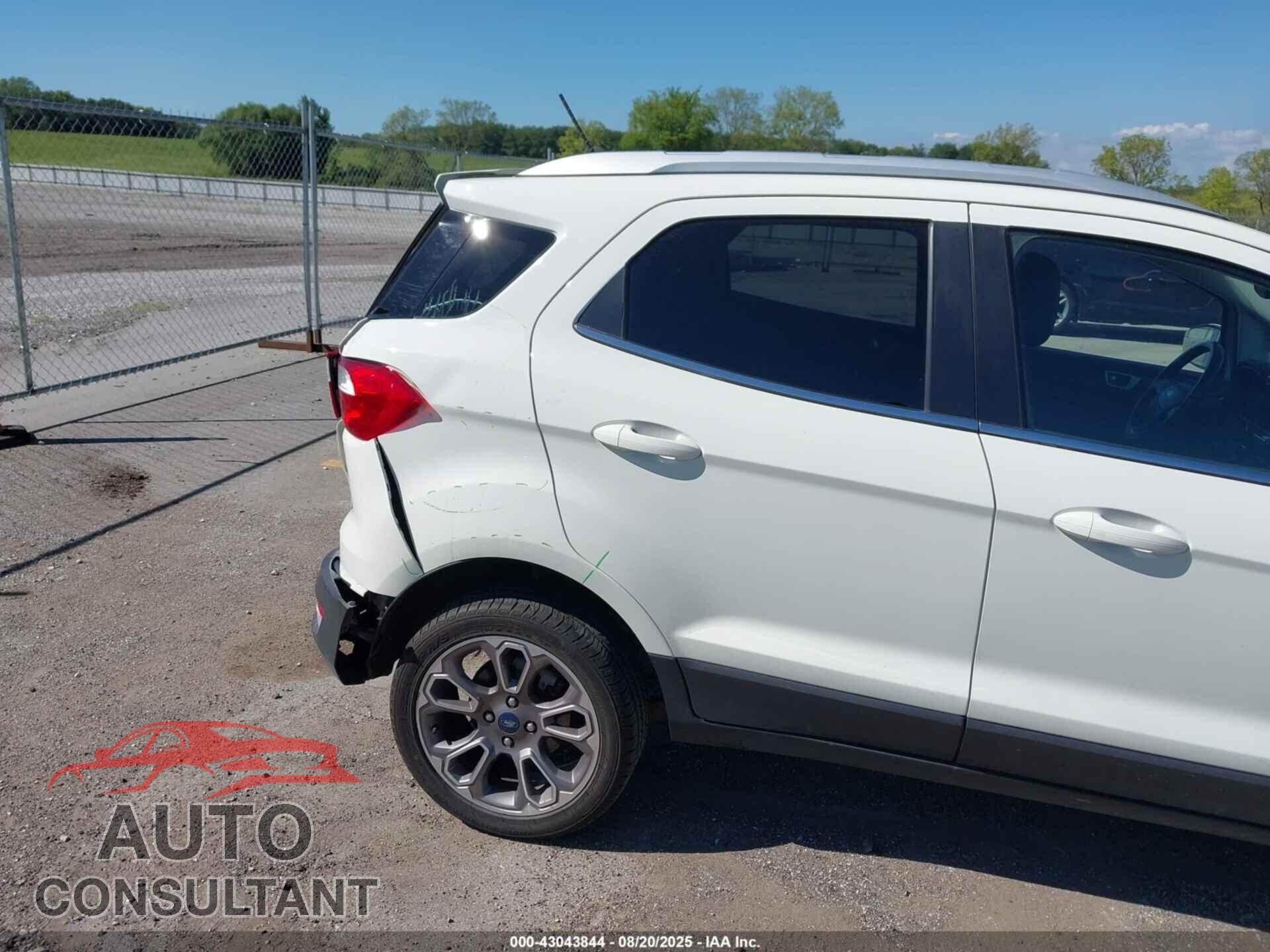 FORD ECOSPORT 2019 - MAJ6S3KL8KC297555