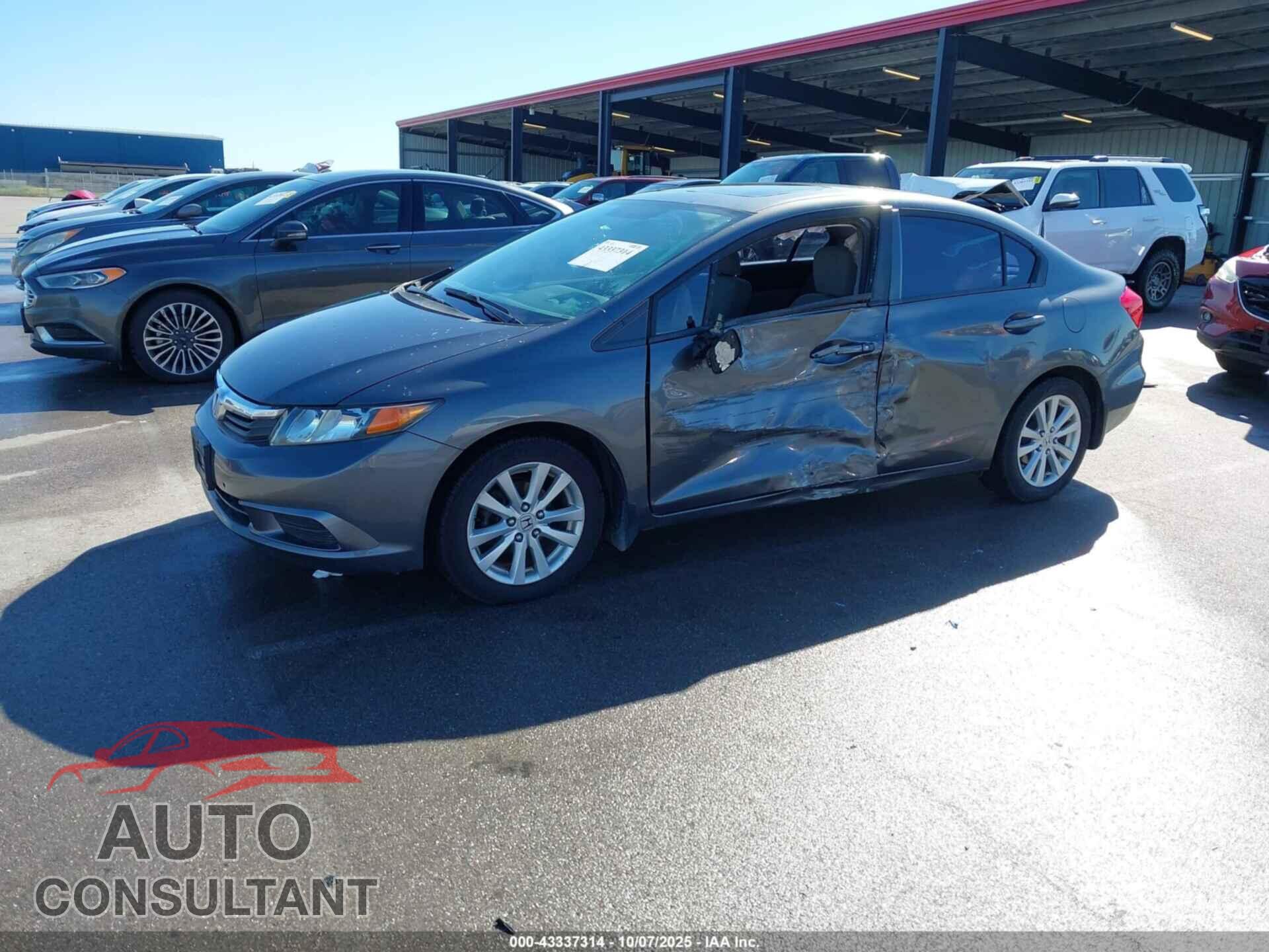 HONDA CIVIC 2012 - 19XFB2F82CE305542