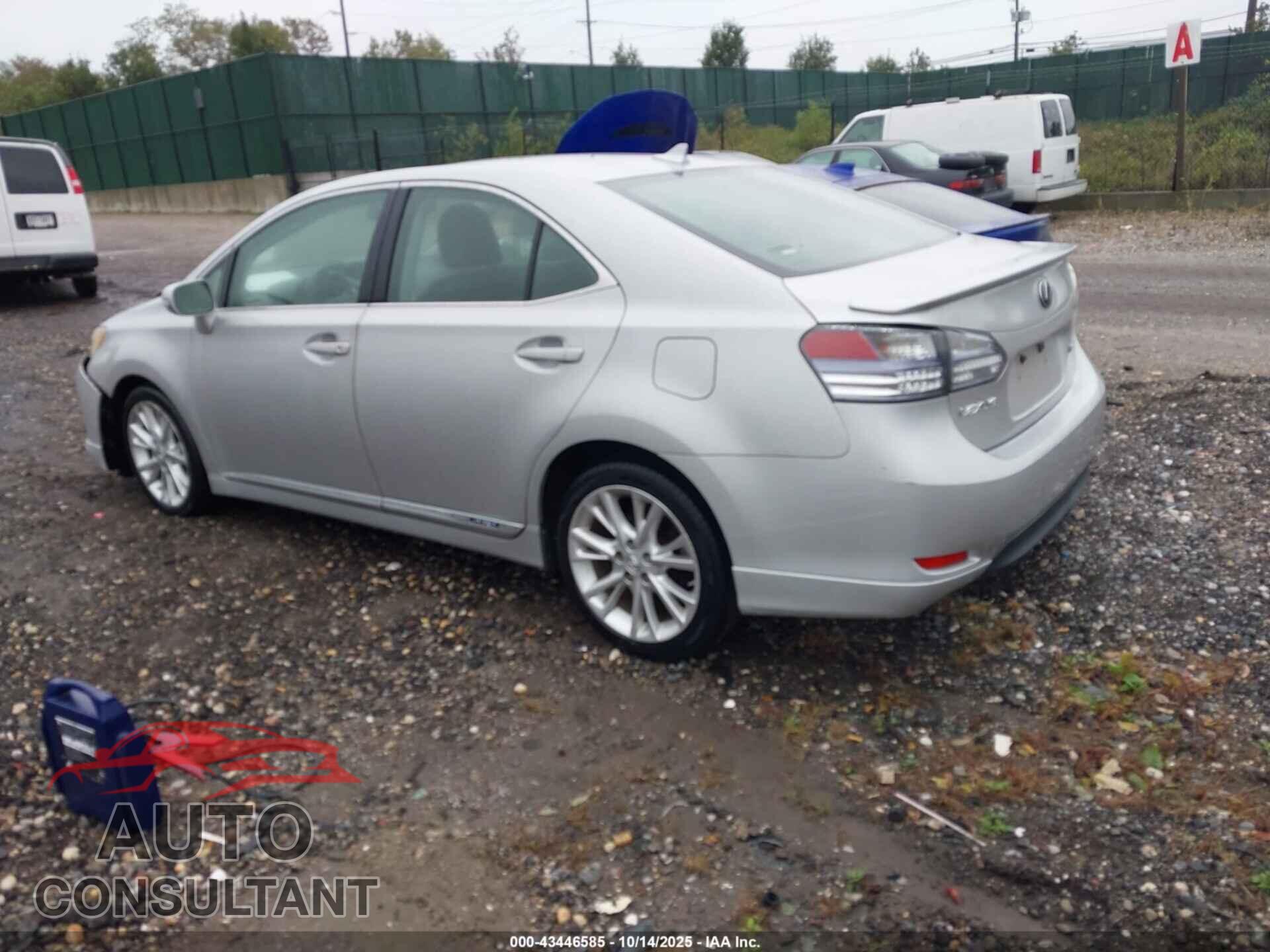 LEXUS HS 250H 2010 - JTHBB1BAXA2034465