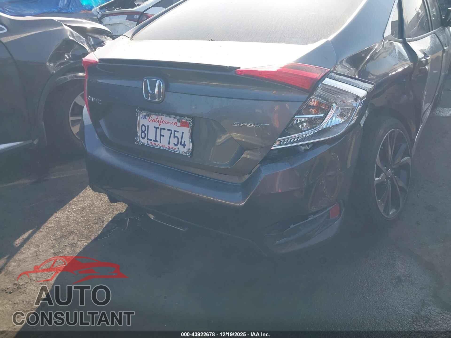 HONDA CIVIC 2019 - 2HGFC2F8XKH572302