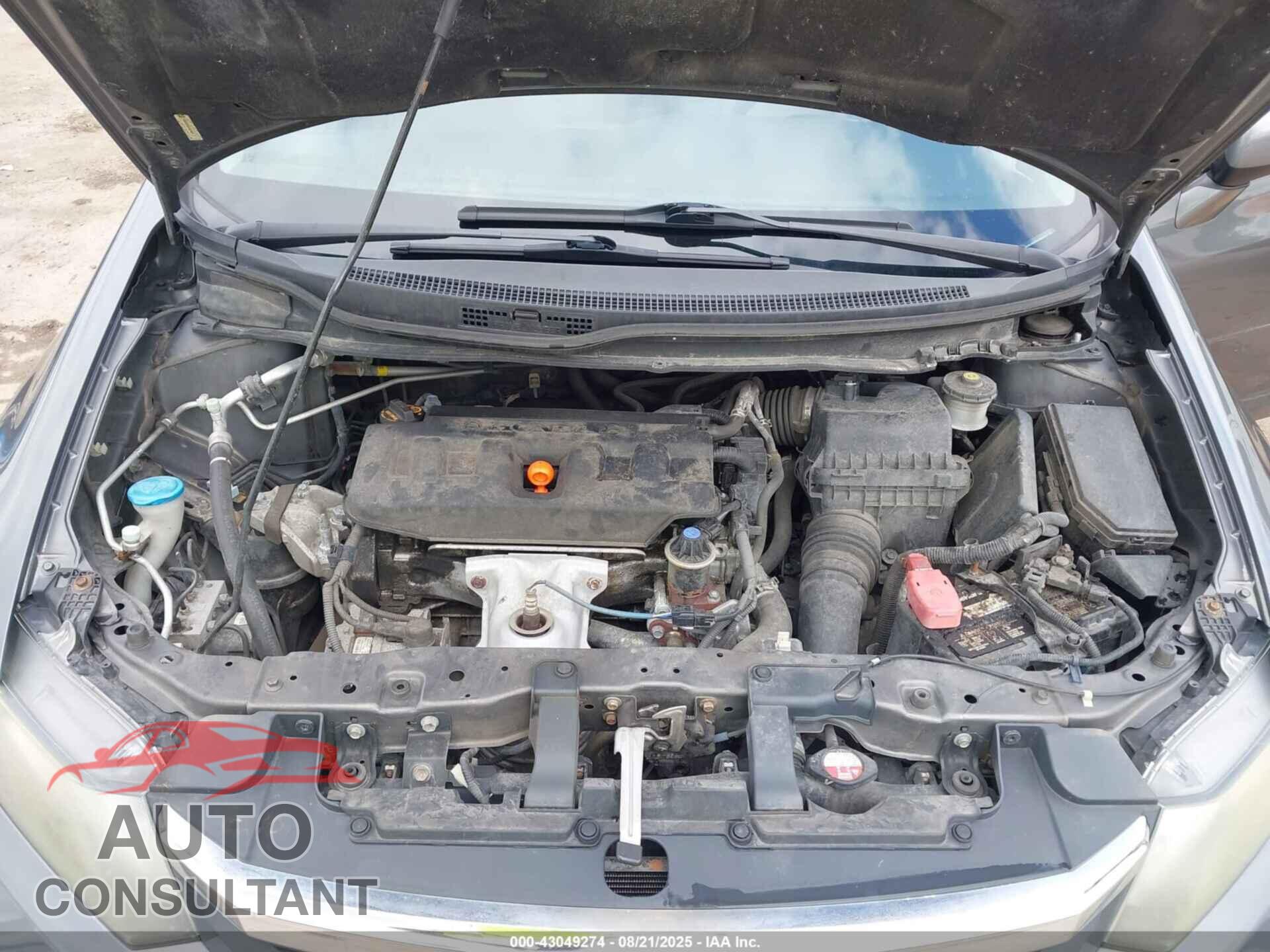 HONDA CIVIC 2012 - 19XFB2F83CE024804