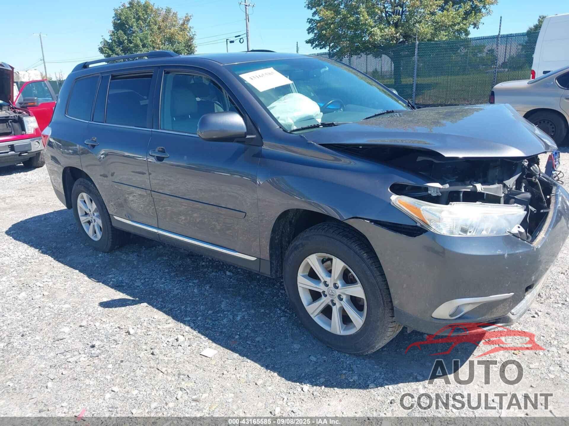 TOYOTA HIGHLANDER 2011 - 5TDBK3EH7BS077516