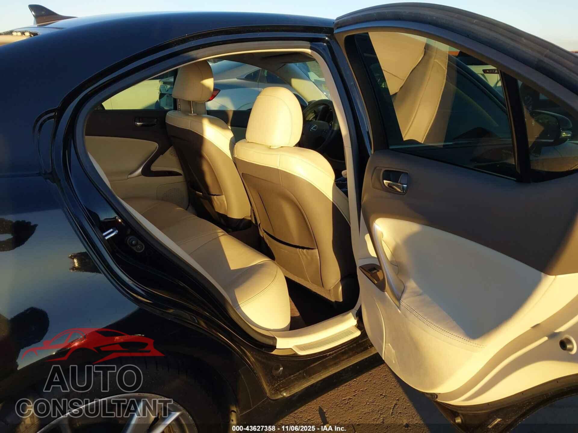 LEXUS IS 250 2010 - JTHBF5C20A5118408