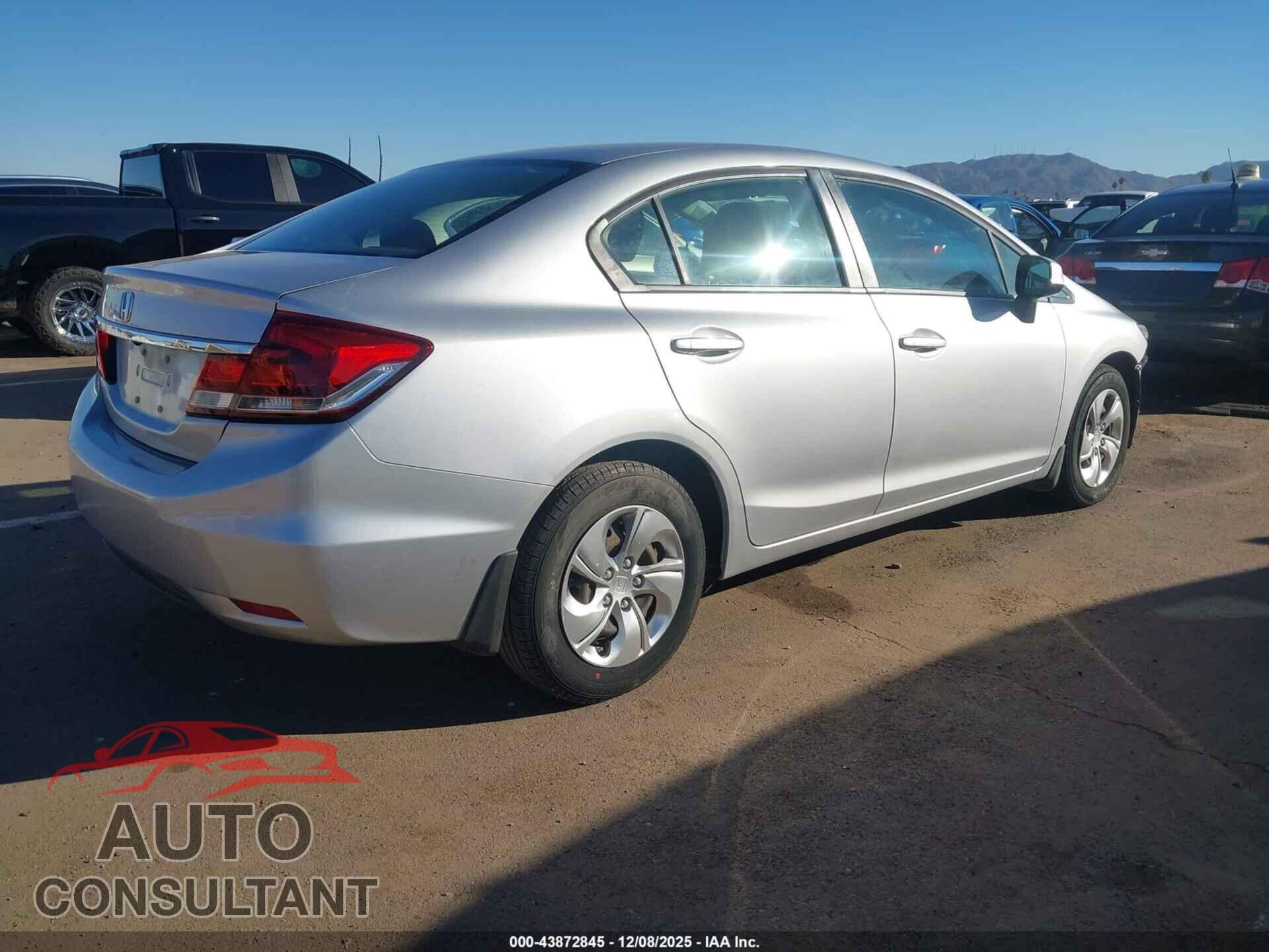 HONDA CIVIC 2013 - 19XFB2F50DE034228