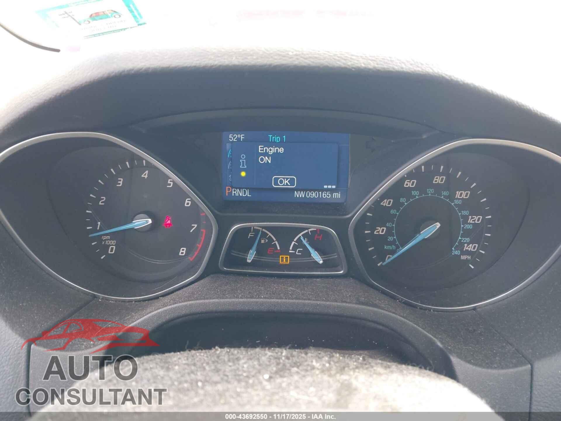 FORD FOCUS 2014 - 1FADP3F26EL326825