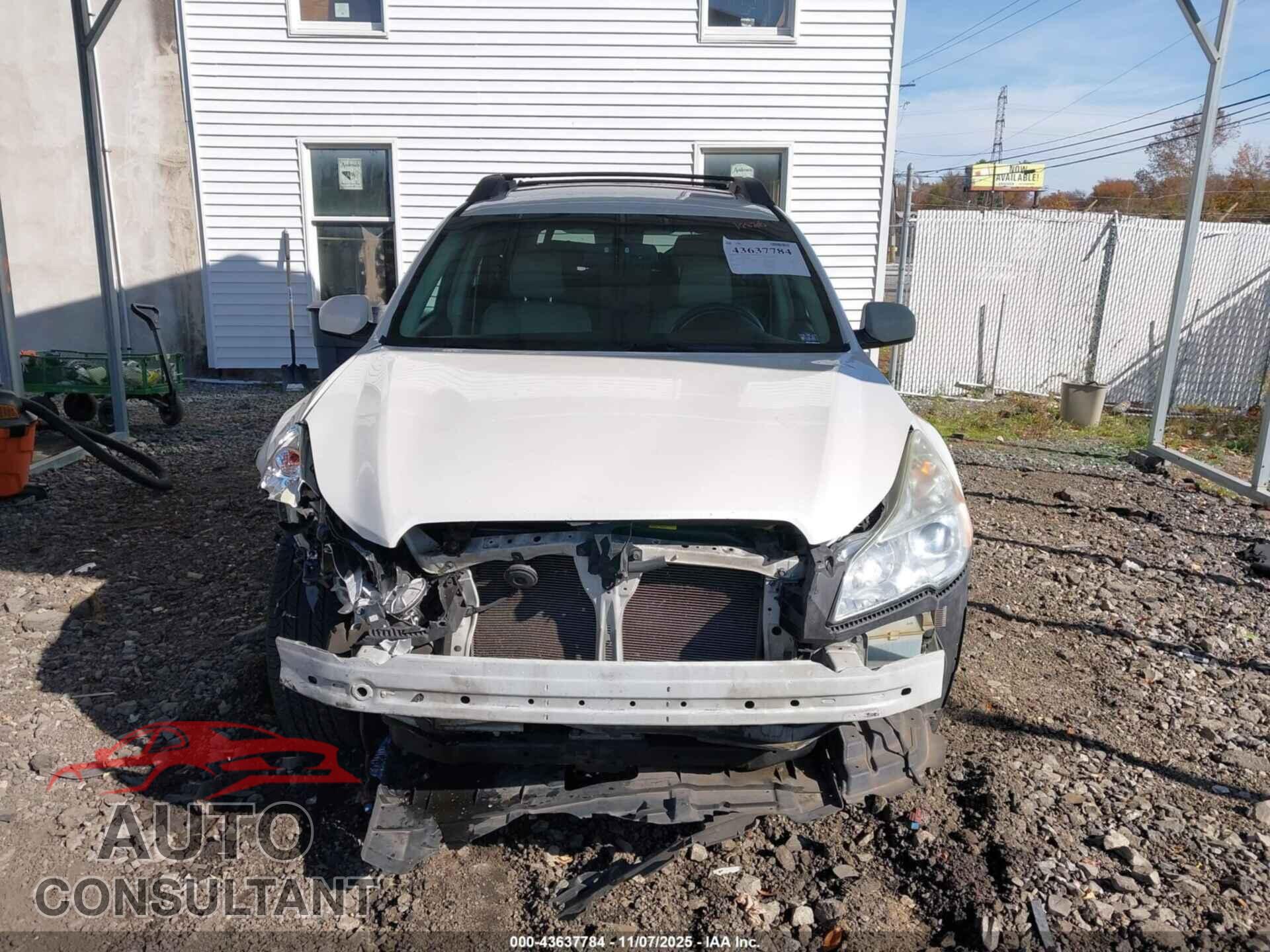SUBARU OUTBACK 2014 - 4S4BRBLC8E3266447