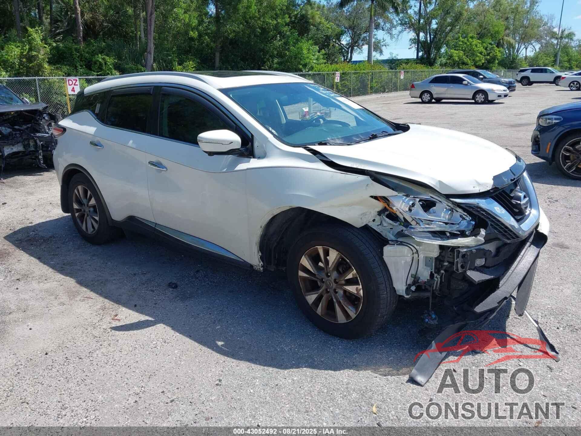 NISSAN MURANO 2015 - 5N1AZ2MG3FN226831