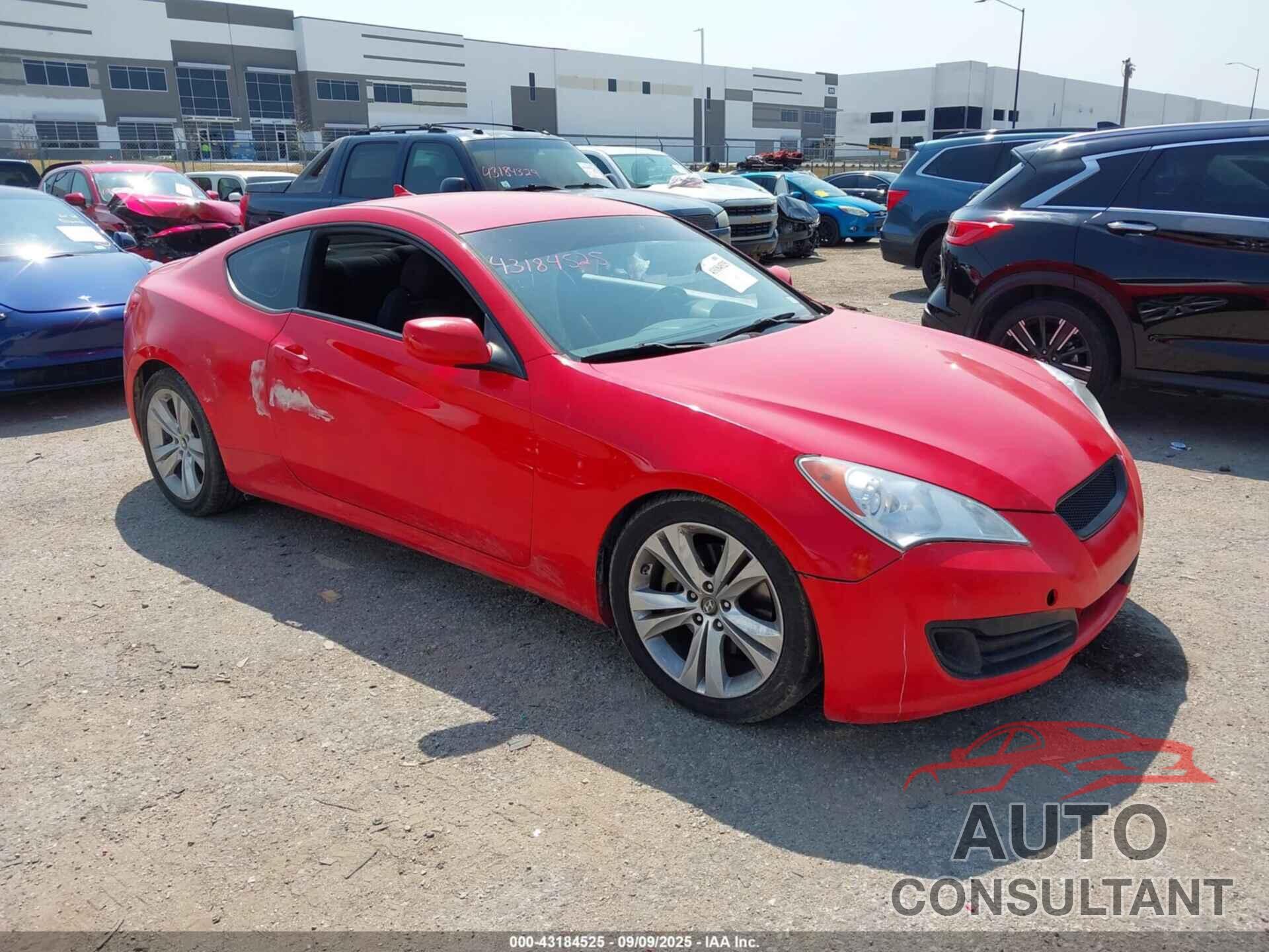 HYUNDAI GENESIS 2010 - KMHHT6KD5AU028766