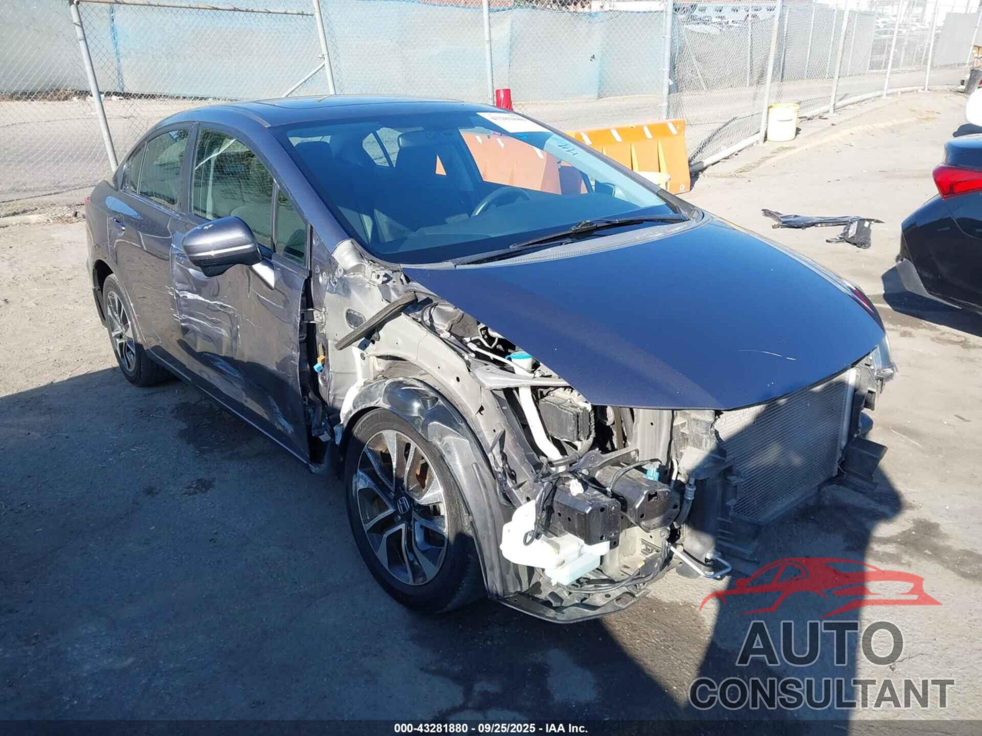 HONDA CIVIC 2015 - 19XFB2F84FE231139