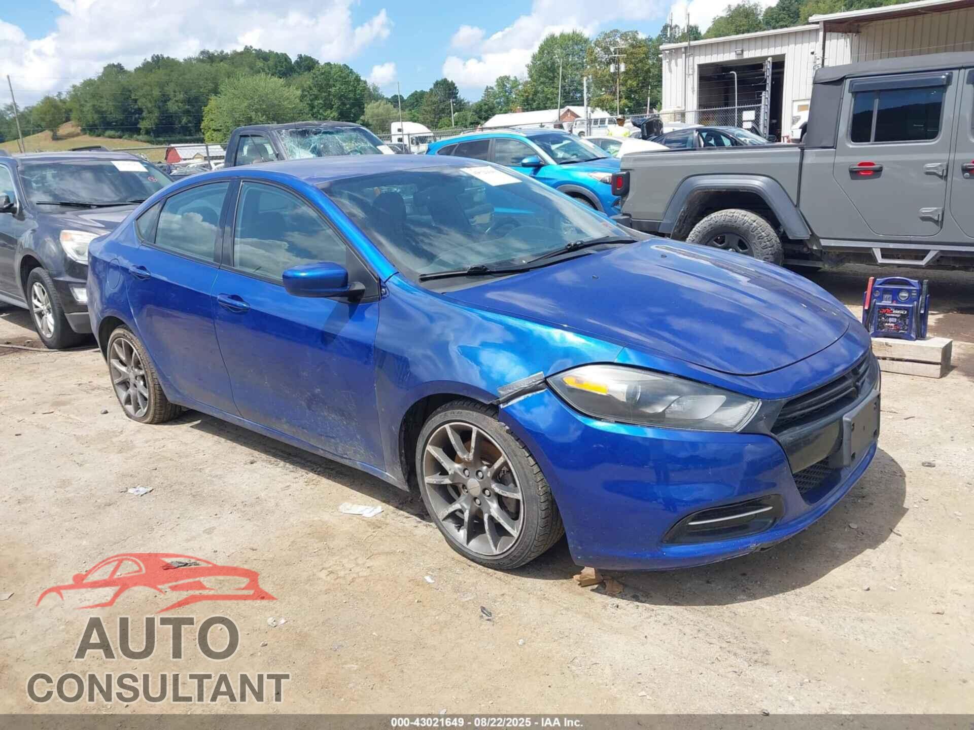 DODGE DART 2014 - 1C3CDFBBXED668623