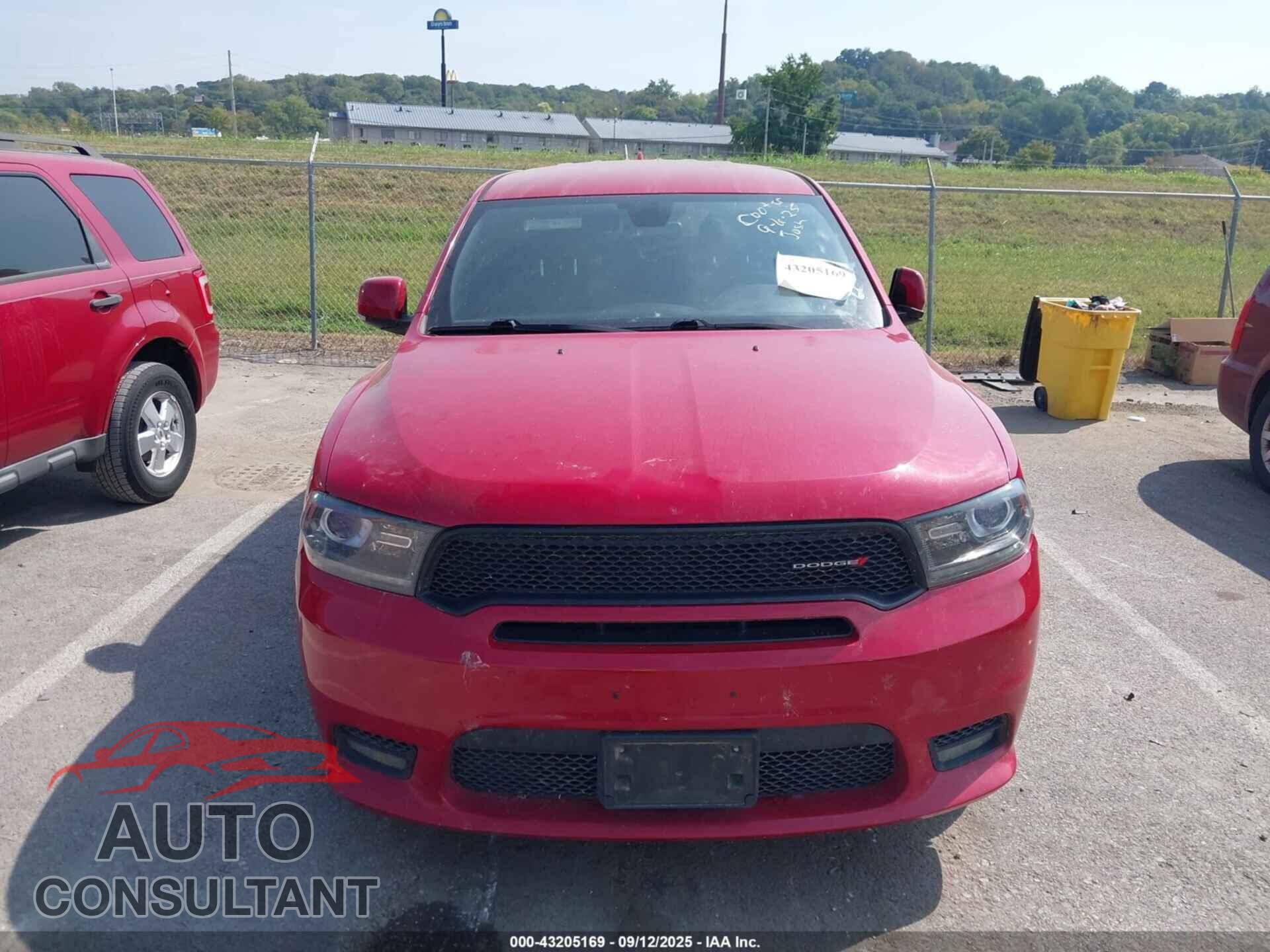 DODGE DURANGO 2019 - 1C4RDJDG4KC691513