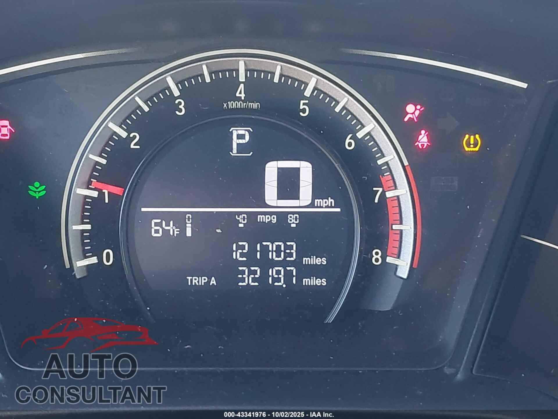 HONDA CIVIC 2016 - 2HGFC2F54GH566752