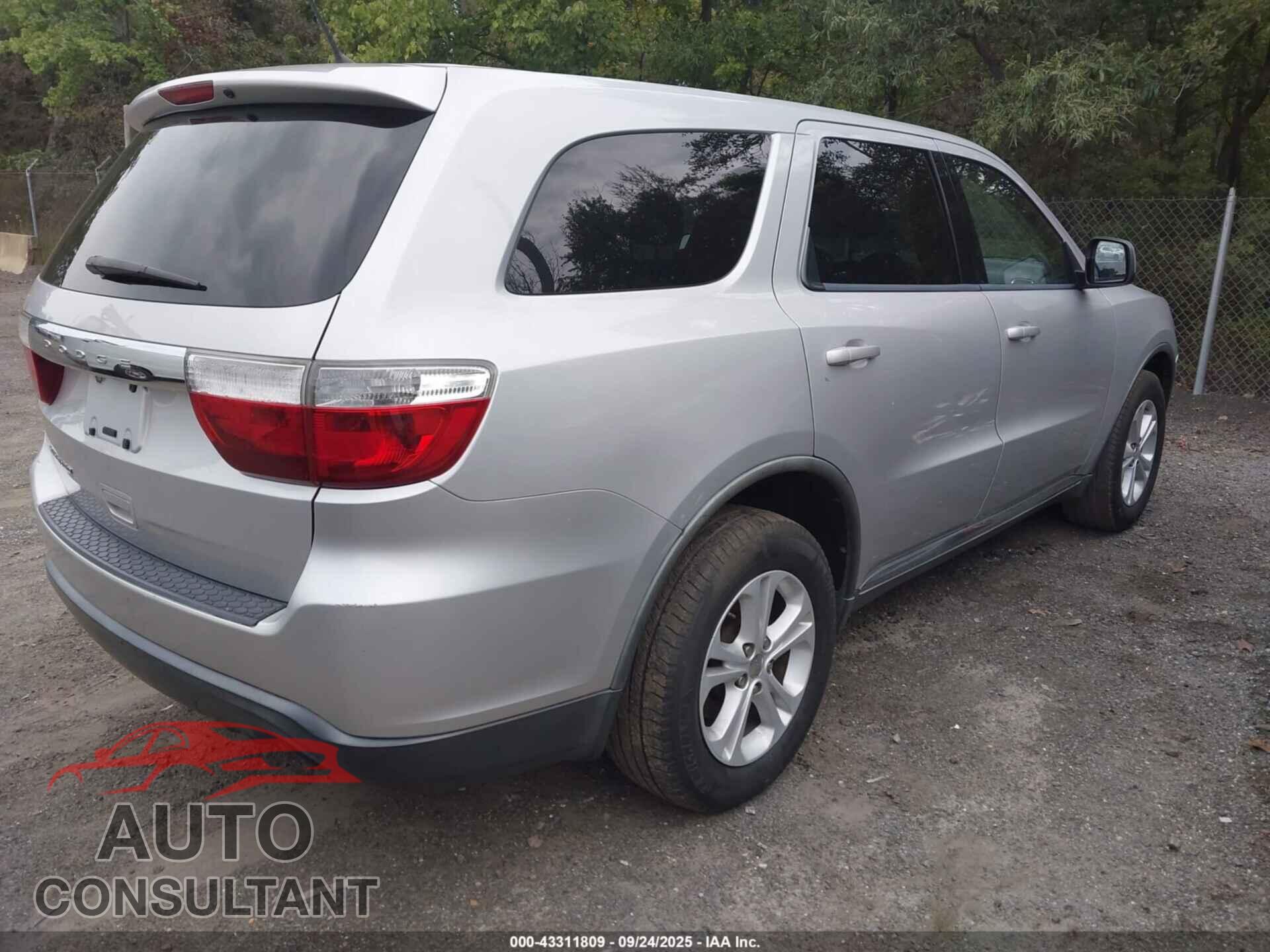 DODGE DURANGO 2011 - 1D4RD2GG7BC653326