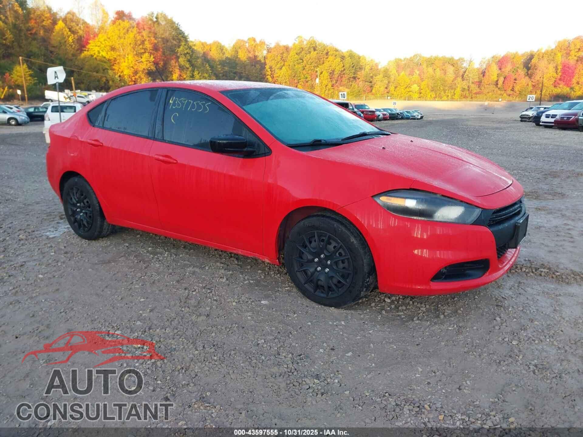 DODGE DART 2016 - 1C3CDFFA3GD796660