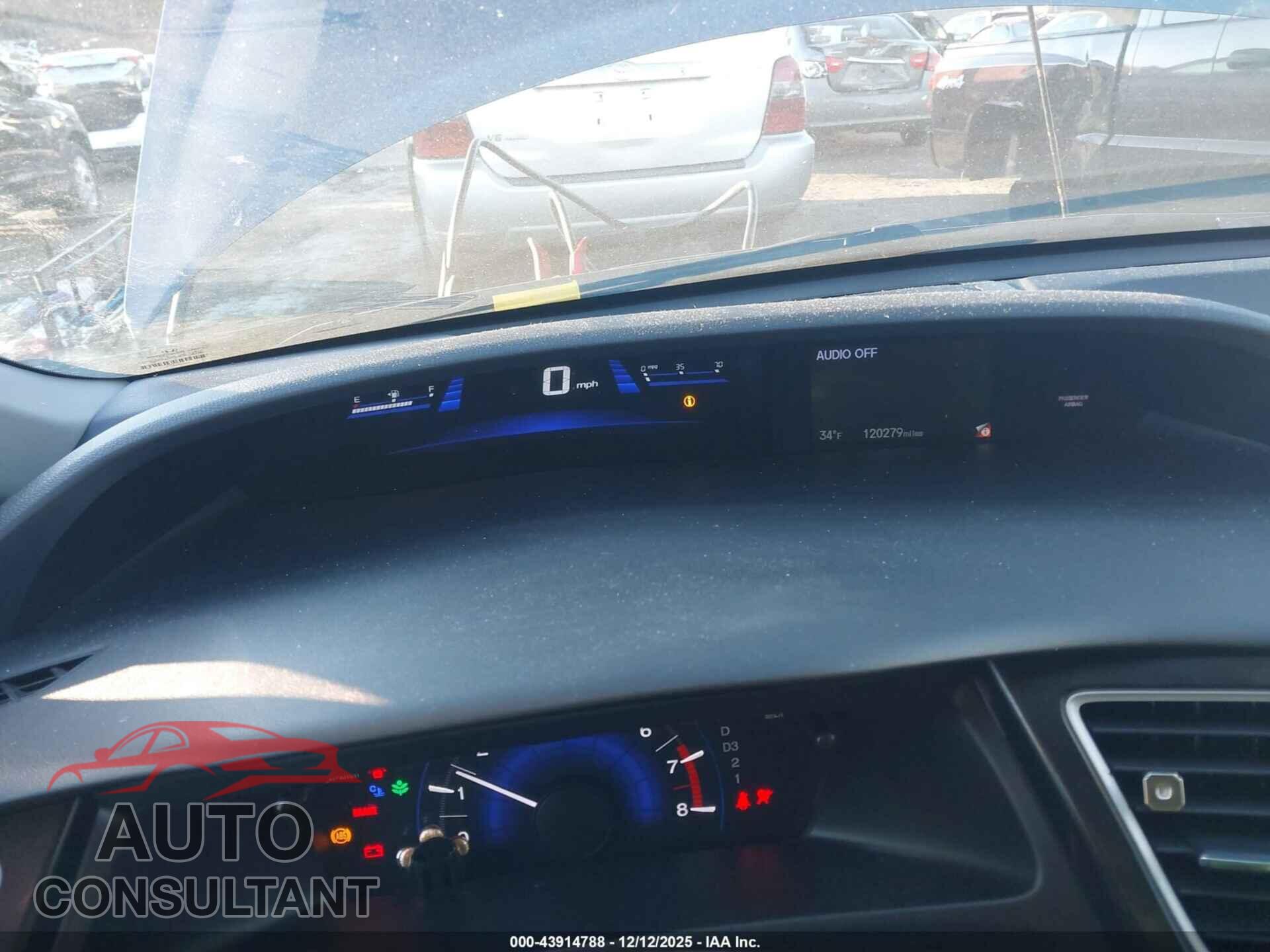 HONDA CIVIC 2013 - 2HGFB2F53DH588546