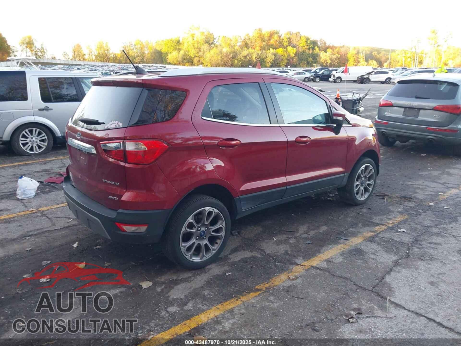 FORD ECOSPORT 2020 - MAJ6S3KL2LC332771
