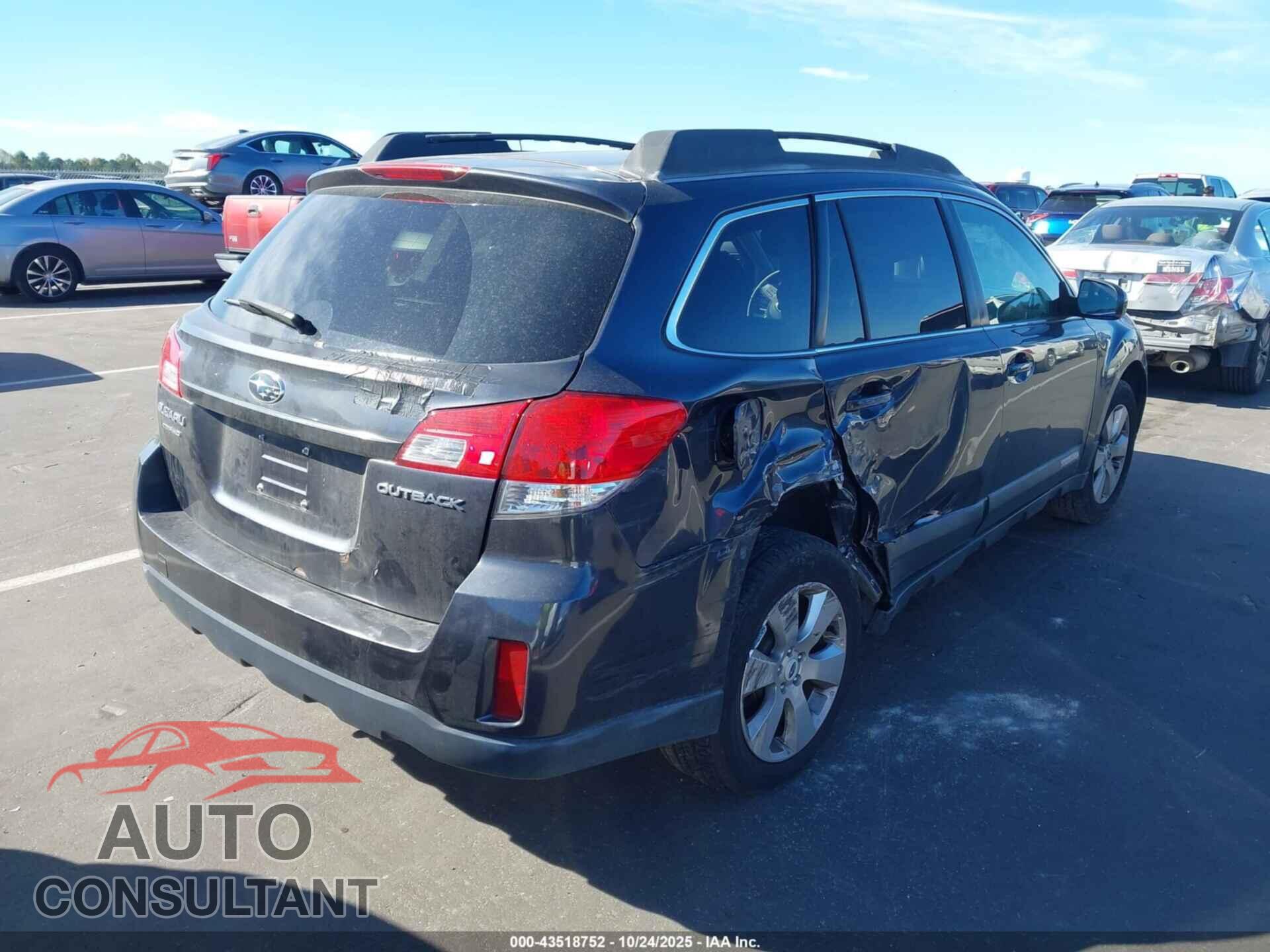 SUBARU OUTBACK 2010 - 4S4BRBCC8A3335535