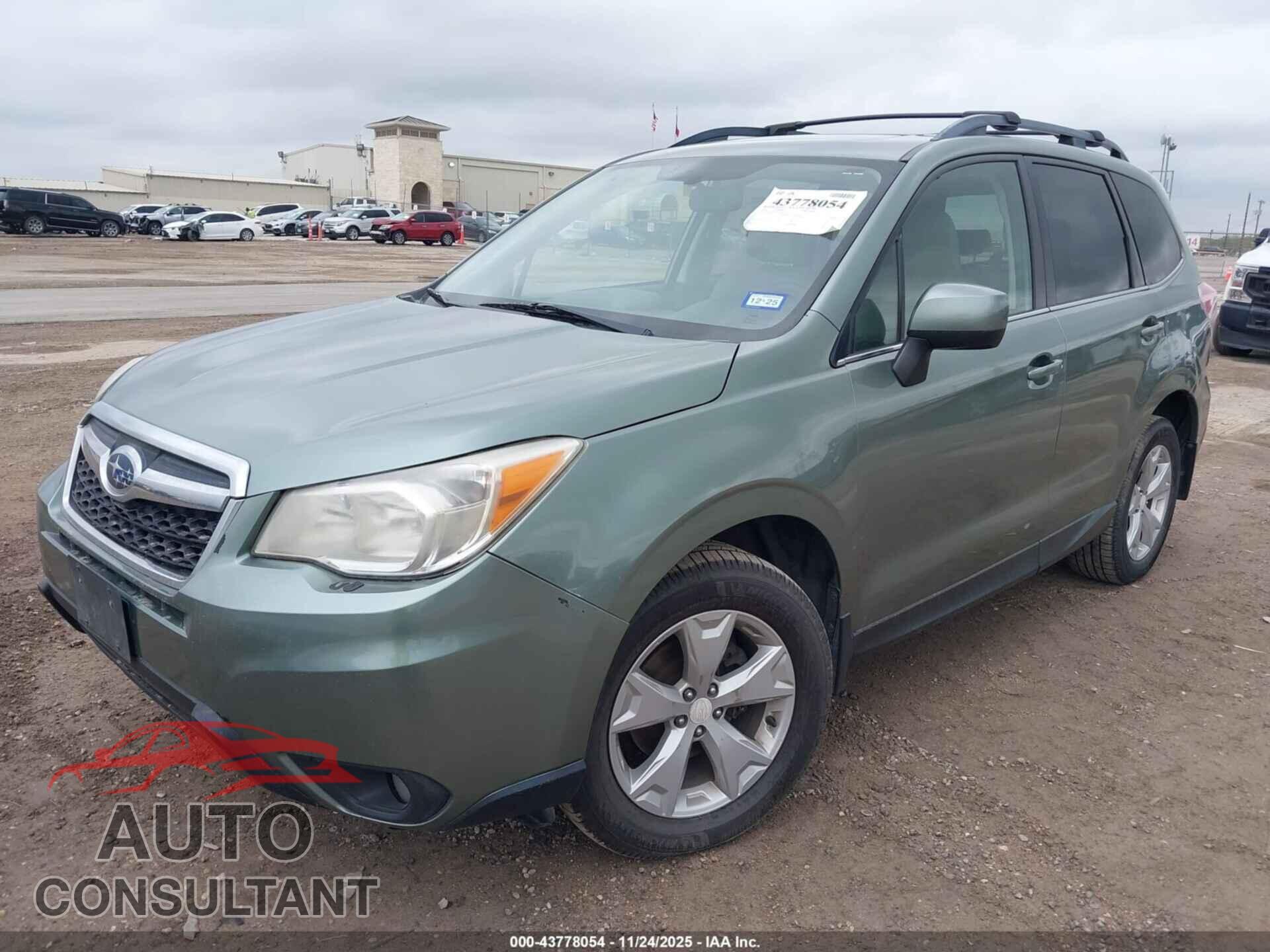 SUBARU FORESTER 2016 - JF2SJAHC9GH456036