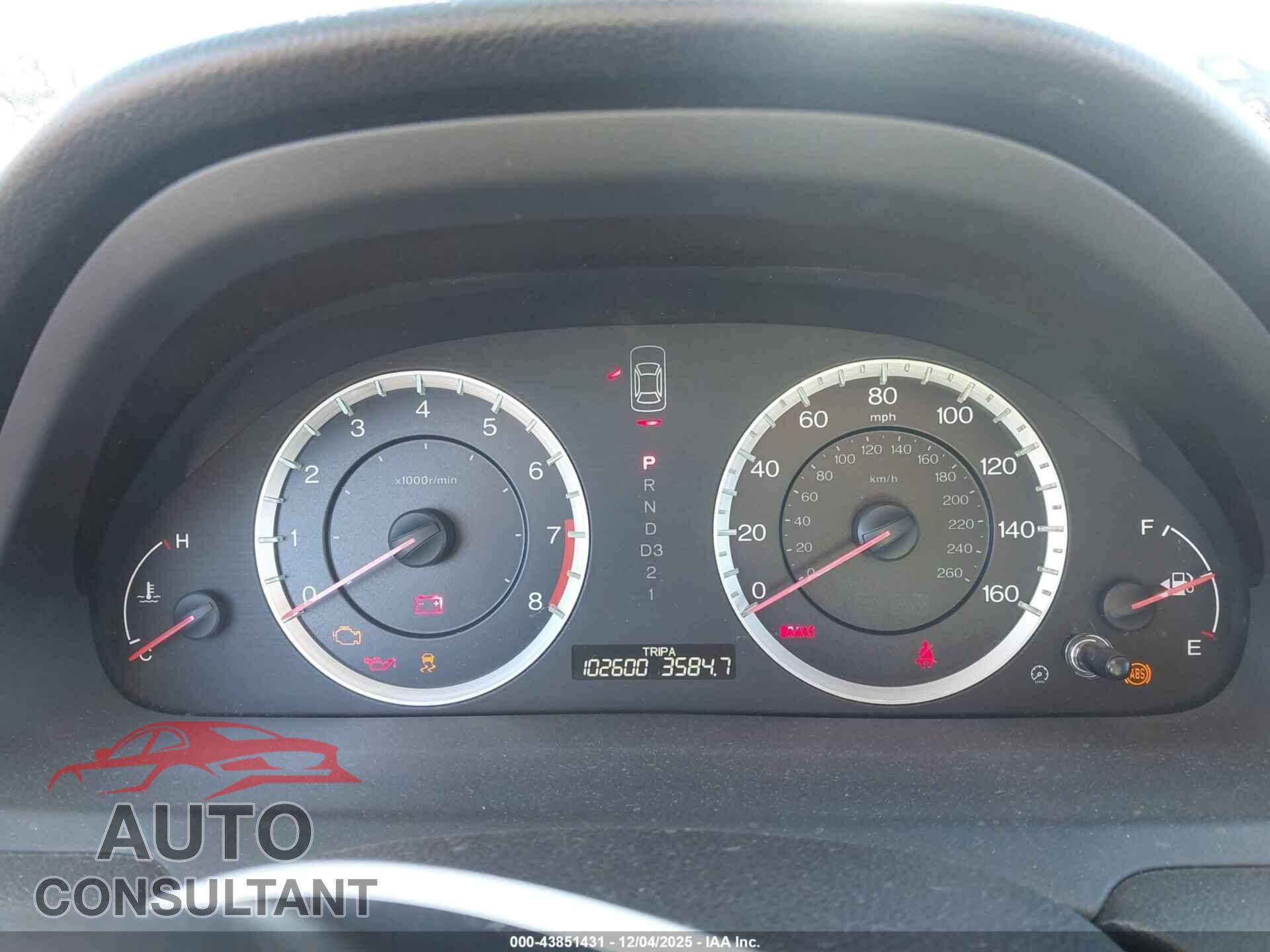 HONDA ACCORD 2011 - 1HGCP2F35BA126536