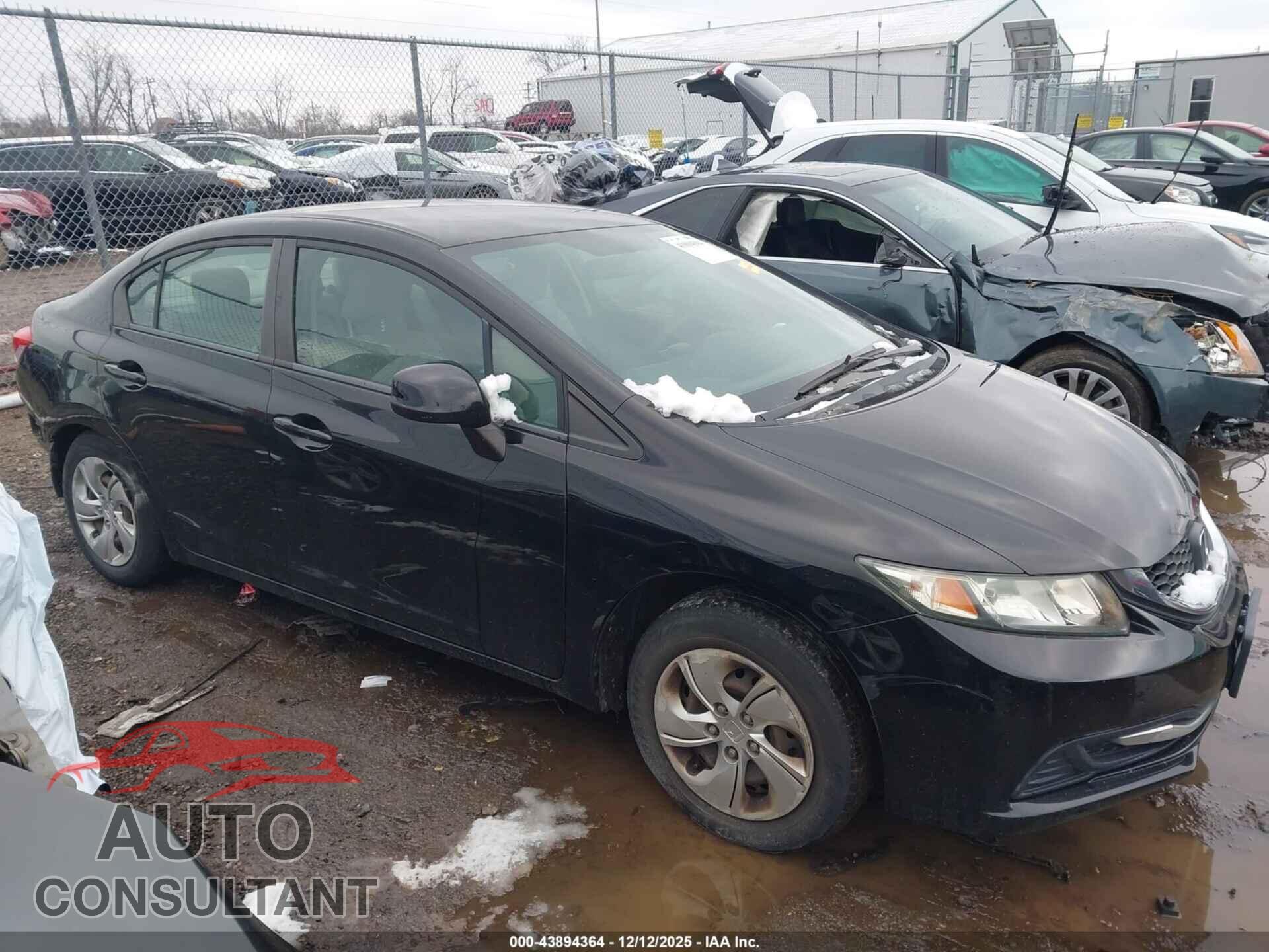HONDA CIVIC 2013 - 19XFB2F56DE042933